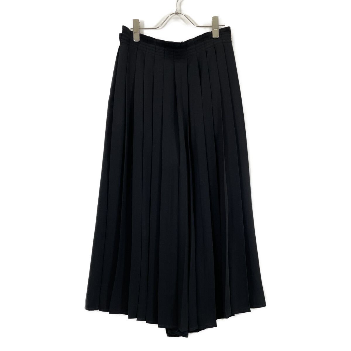 MM6 エムエムシックス S52KA0215 19年 ブラック プリーツワイドパンツ 38