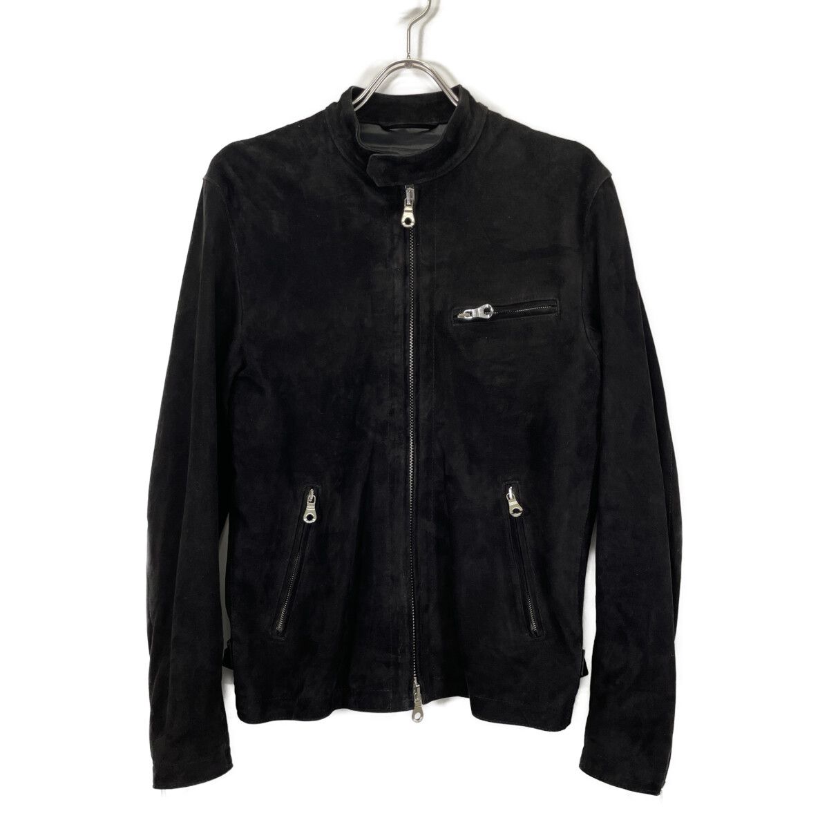 CINQUANTA チンクアンタ H-502/1 ﾌﾞﾗｯｸ ｺﾞｰﾄｽｷﾝｽｴｰﾄﾞ ｼﾝｸﾞﾙﾗｲﾀﾞｰｽ