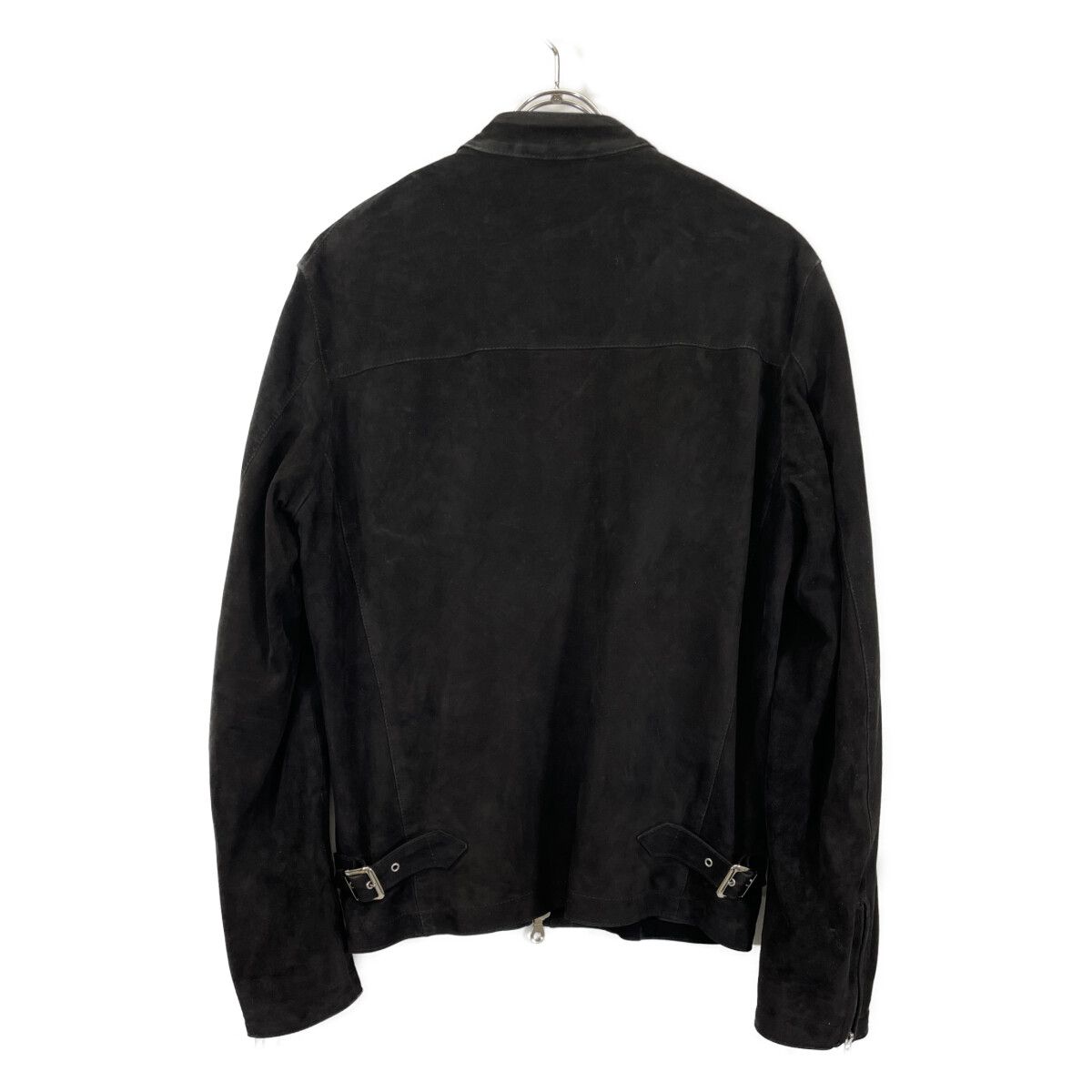 CINQUANTA / チンクアンタ　スエードジャケット 48 CINQUANTA / スエード スタンドカラー ダブルライダースジャケット