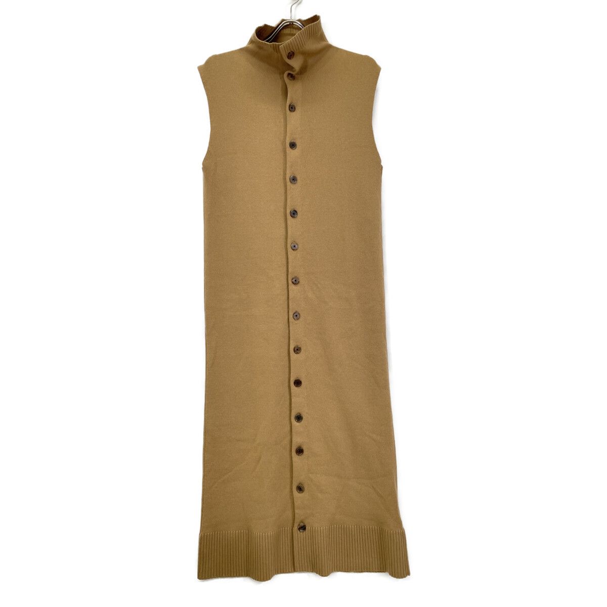 CABaN キャバン ﾌﾞﾗｳﾝ ｶｼﾐﾔ混 ﾊｲﾈｯｸ ﾛﾝｸﾞｼﾞﾚ ﾆｯﾄﾜﾝﾋﾟｰｽ F