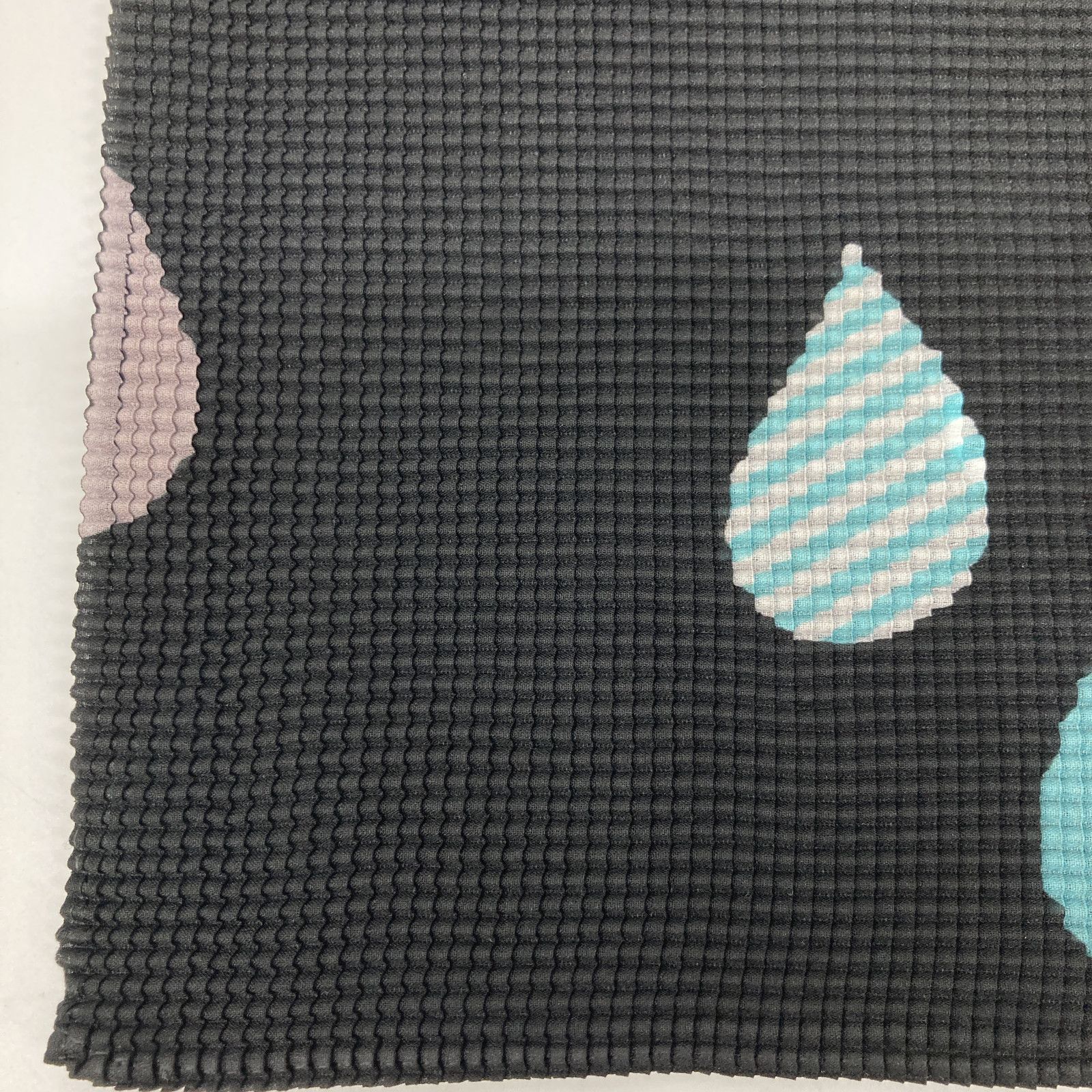  Me ミーイッセイミヤケ ドロップ ボトルネック ワッフル 半袖カットソー F アンサンブル トップス