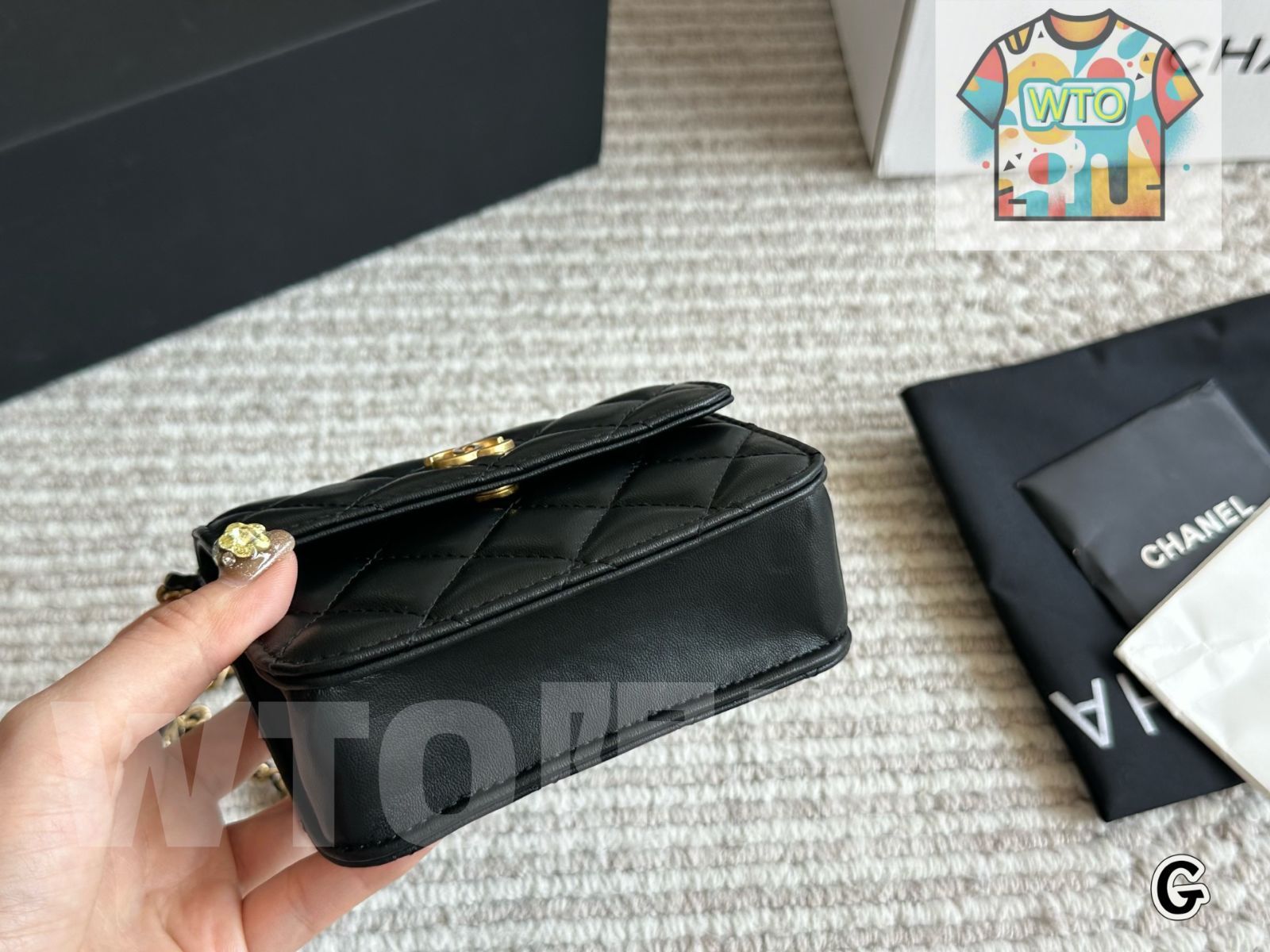  今日 CHANEL 小金球シリーズ 菱格紋チェーンバッグ-WTO輸入 ショルダーバッグ ショルダーバッグ