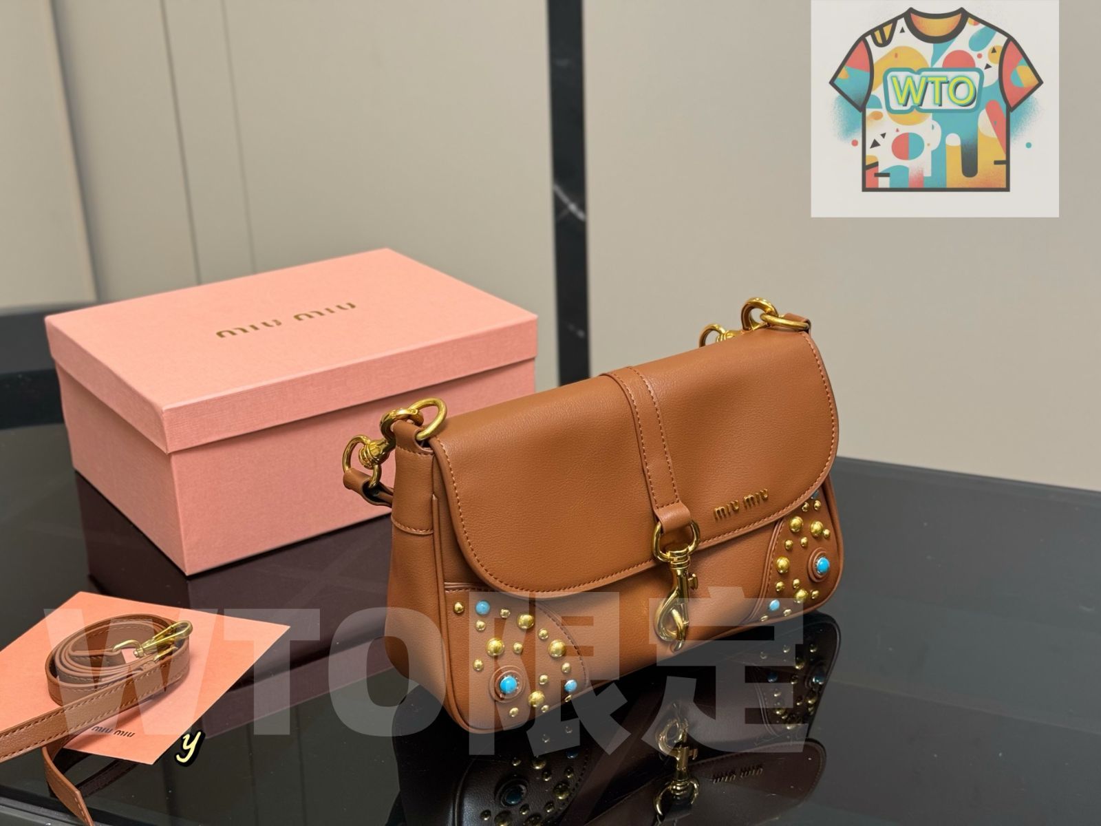 今日 MiuMiu ミュウミュウ ファジーバッグ 28×19cm -WTO輸入