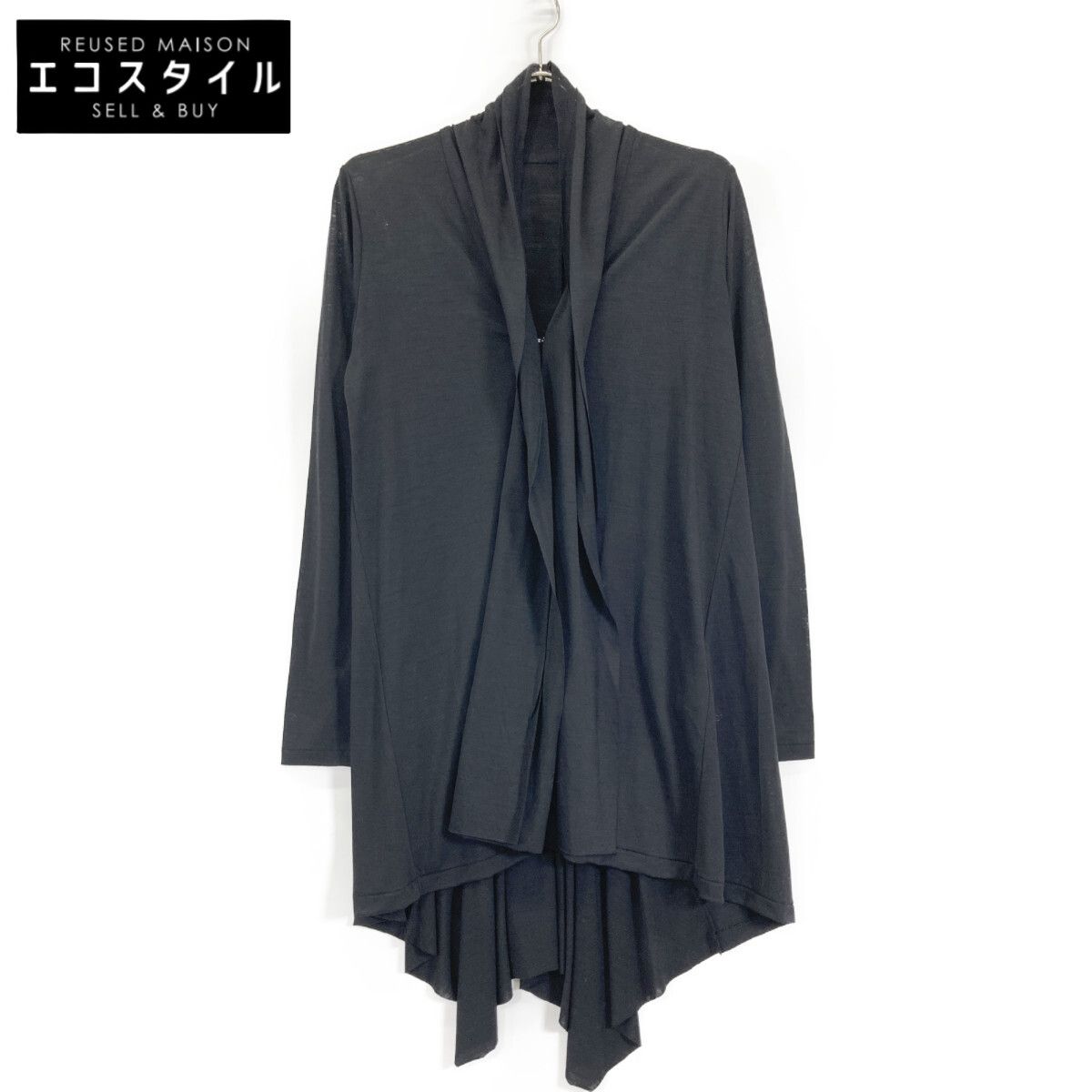 Yohji Yamamoto ヨウジヤマモト FR-T17-172 ウール ロング カーディガン 2