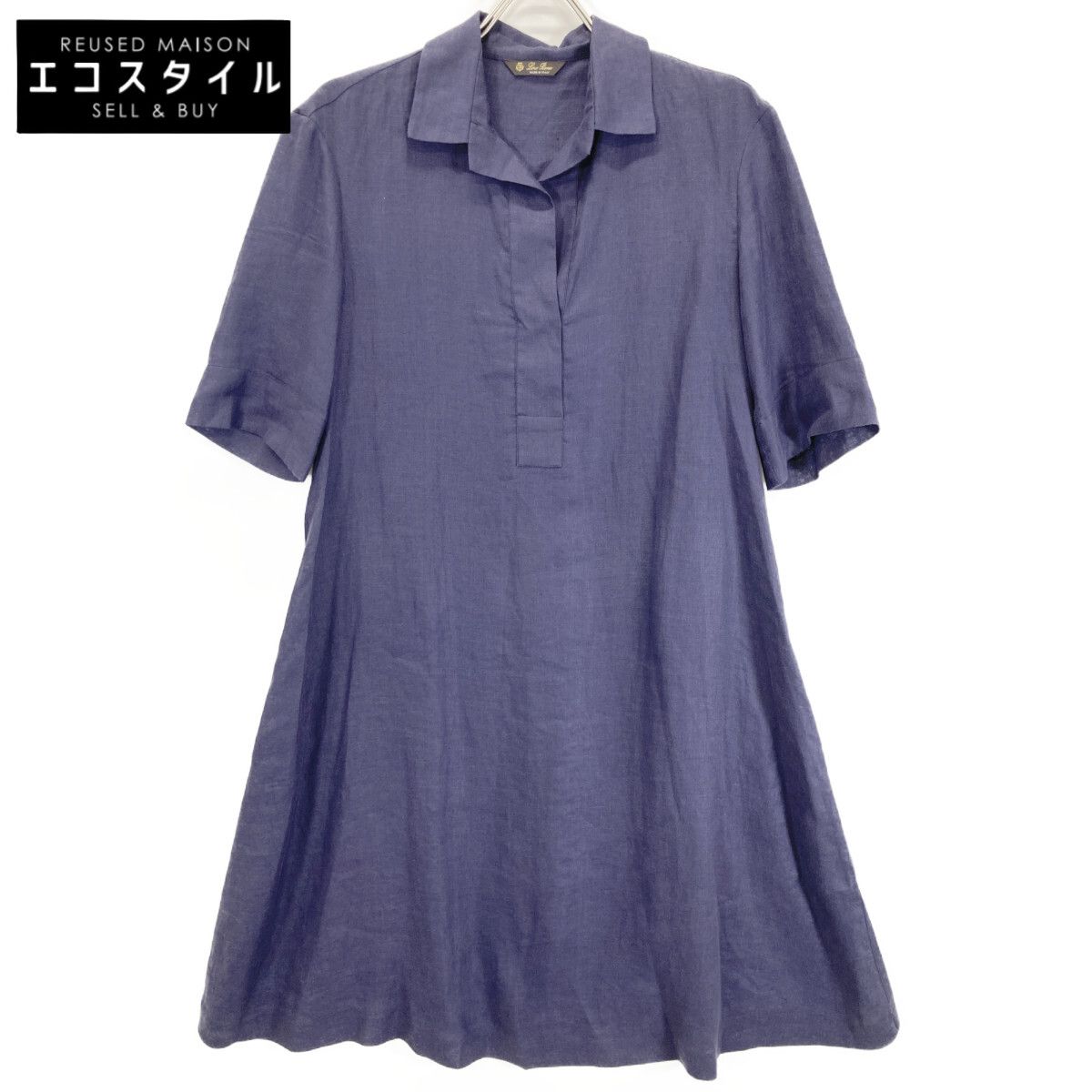 Loro Piana ロロピアーナ 正規 FAI 1188 リネン100％ 五分袖 S