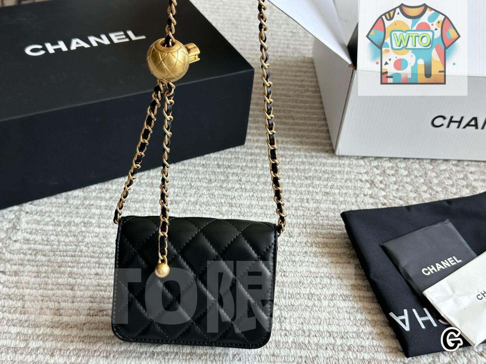 今日 CHANEL 小金球シリーズ 菱格紋チェーンバッグ-WTO輸入