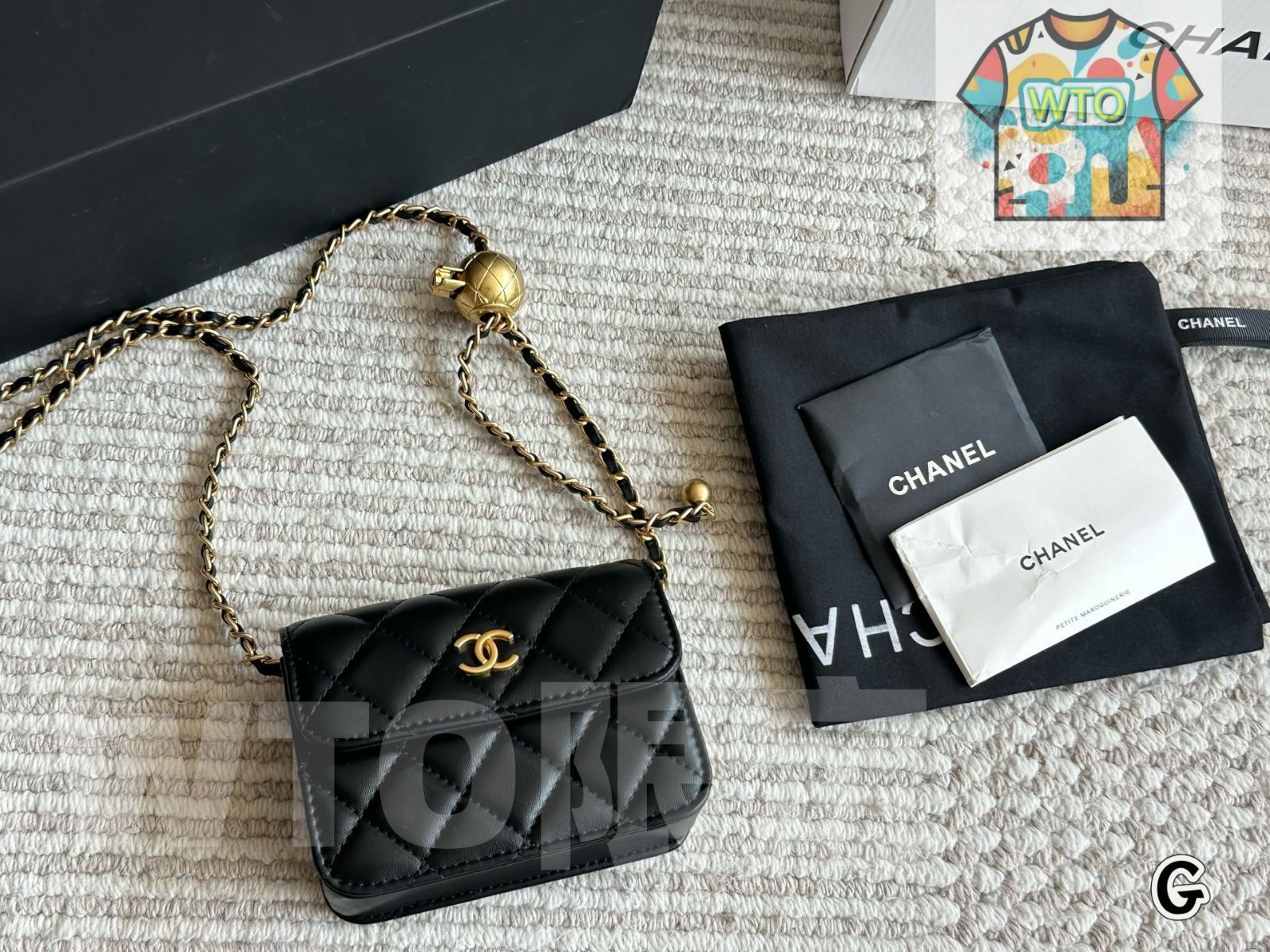 今日 CHANEL 小金球シリーズ 菱格紋チェーンバッグ-WTO輸入