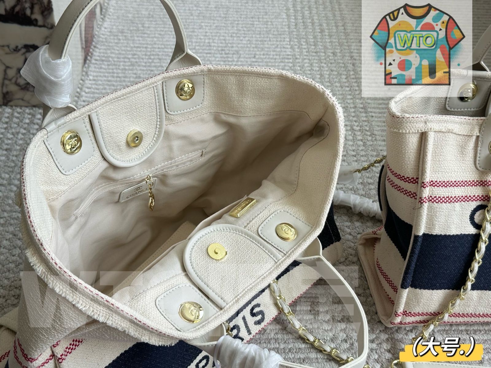 マルセイユと海 ビーチバッグ-WTO輸入