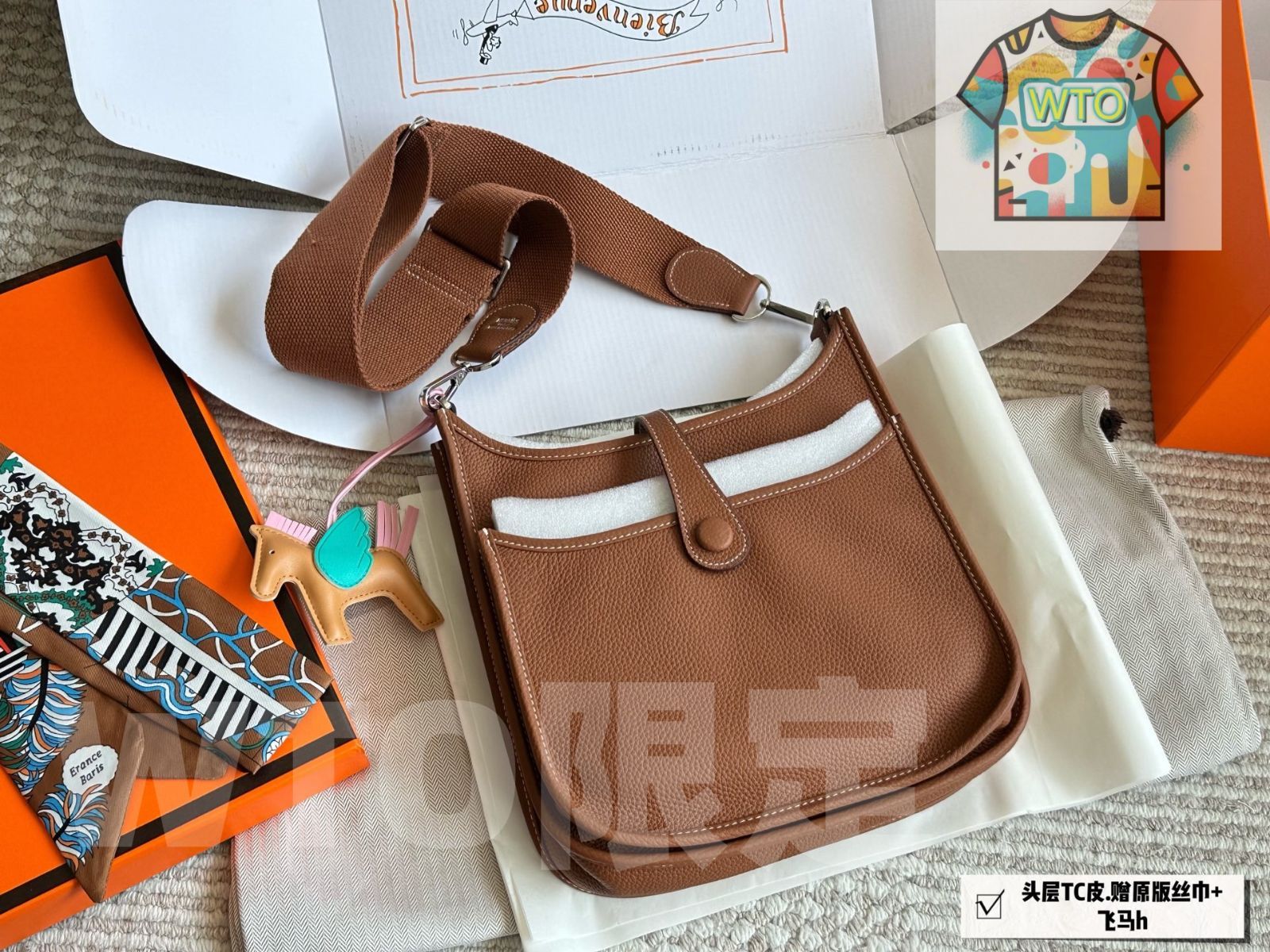  今日 Hermes Evelyne エルメス エヴェリン バッグ-WTO輸入 ショルダーバッグ ショルダーバッグ