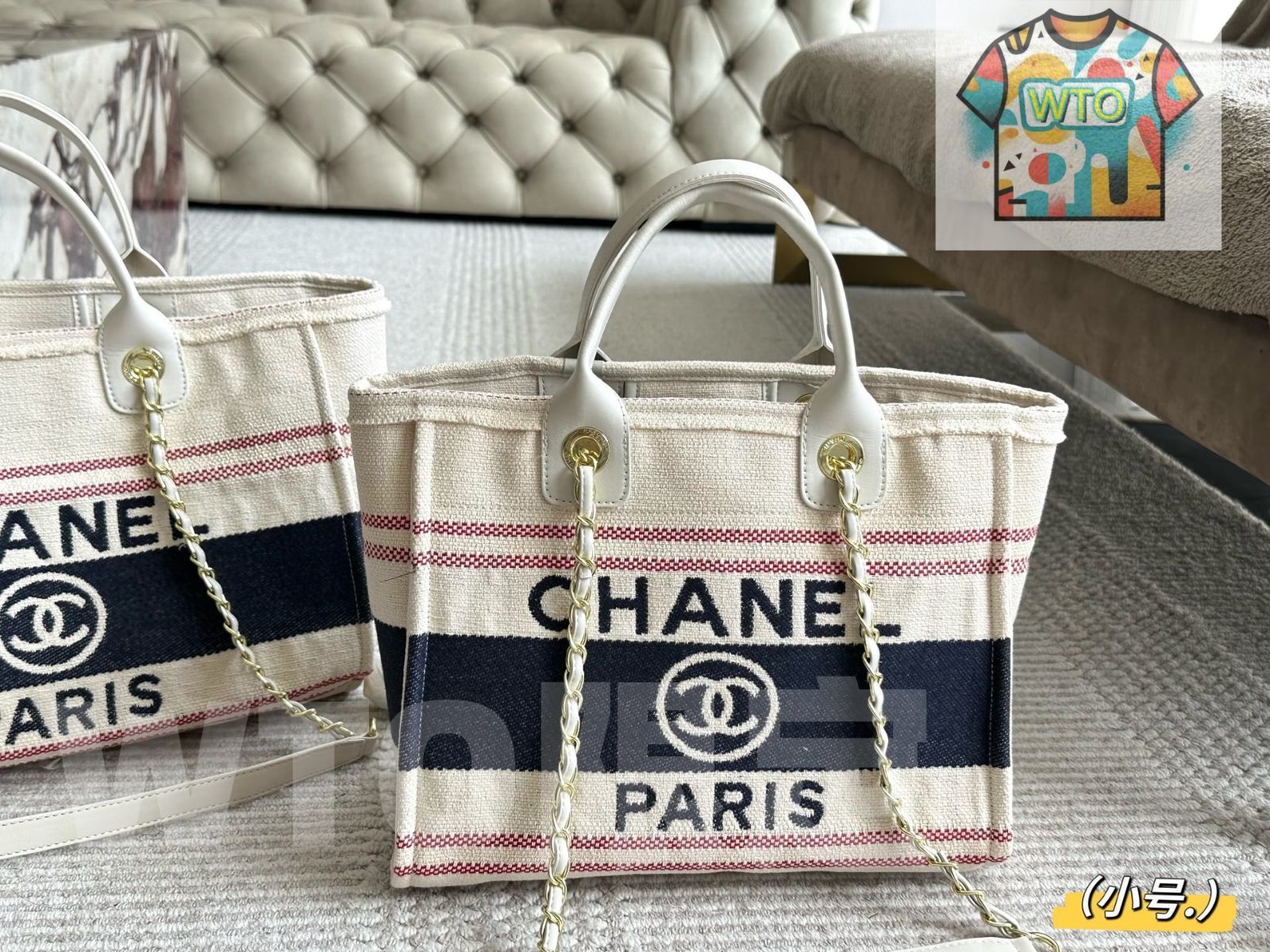 今日 Chanel 25C Pre - Spring Resort Marseille and the Sea Beach Bag シャネル 25C 早春リゾート マルセイユと海 ビーチバッグ-WTO輸入