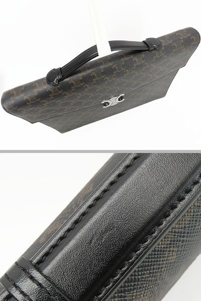 レアほぼ新品】セリーヌ CELINE トリオンフ 2WAY ドキュメントホルダー