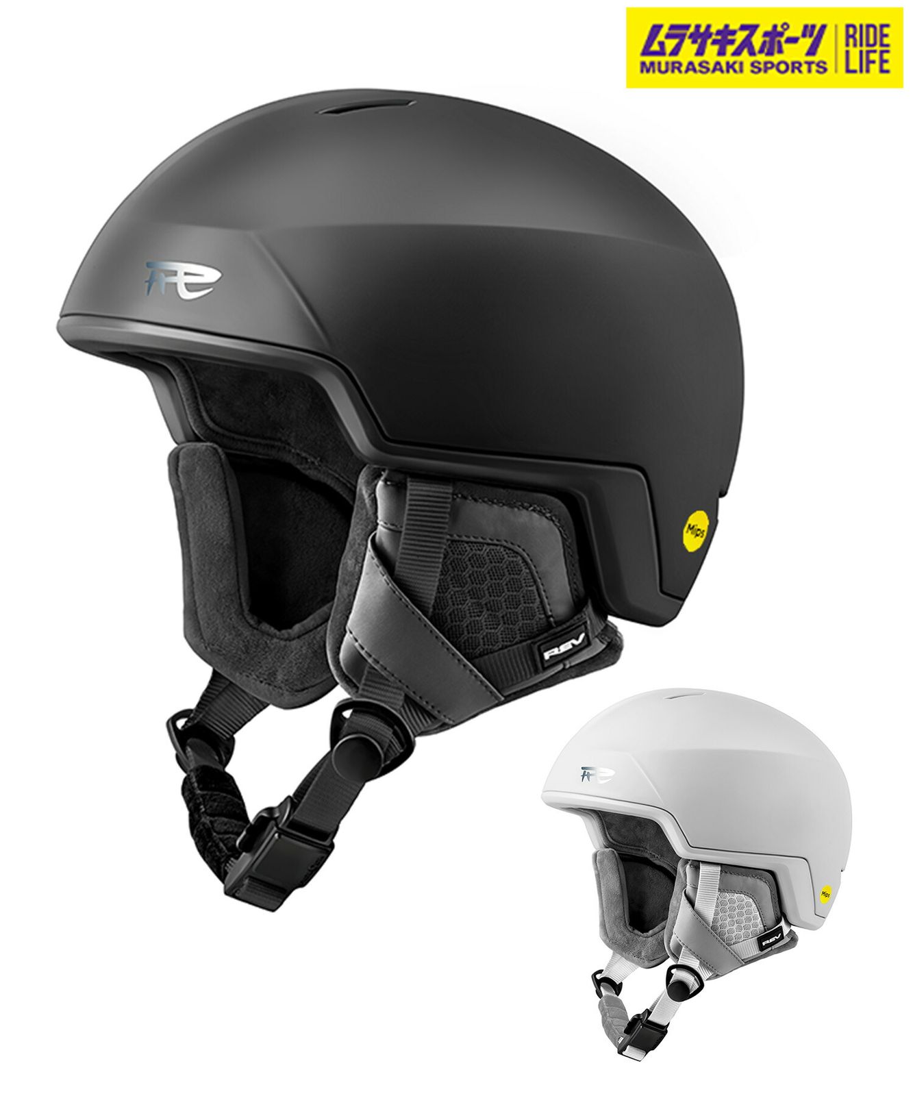 ムラスポ公式 スノーボード ヘルメット ユニセックス REV レブ MIPS ミップス ZINAX ムラサキスポーツ 23-24モデル KK L15