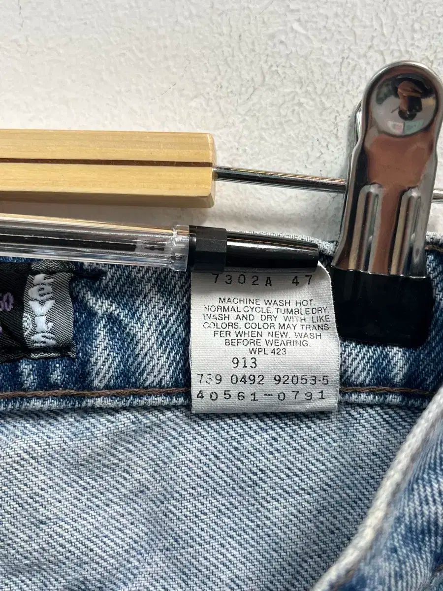 Levis シルバータップ ウォッシュ デニム バギー パンツ 28x32