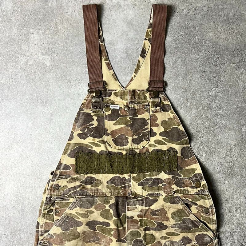 80s USA製星形タグ　カーハート ダックハンターカモパンツ　ヴィンテージ 80s カーハート ダックハンターカモ パンツ 星タグ usa製 ビッグサイズ❗