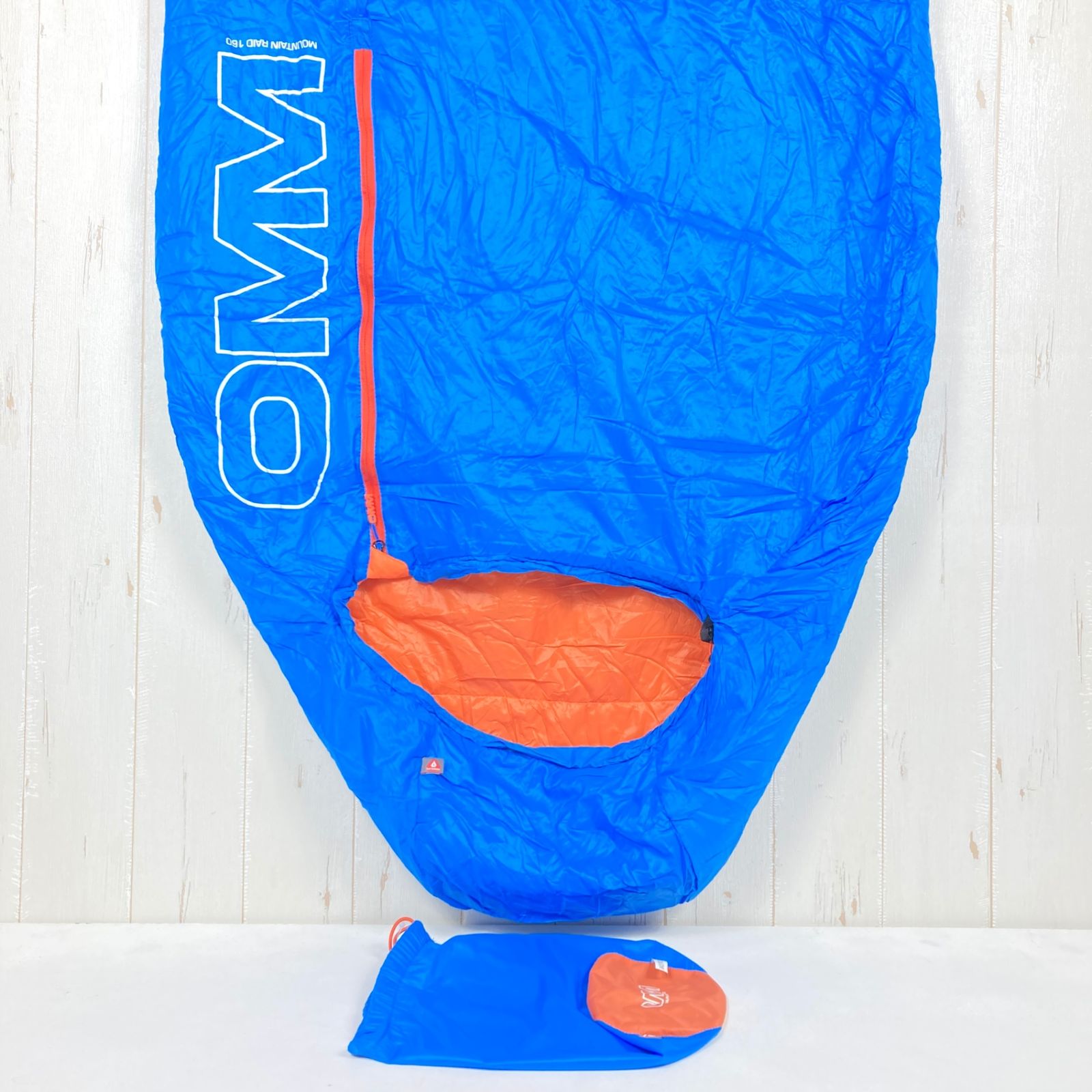 OneSize ブルー系 Omm オーエムエム マウンテン レイド 160 Mountain Raid 160 ポリエステル スリーピングシステム 寝袋 化繊シュラフ プリマロフト ゴールド インサレーション z00053973