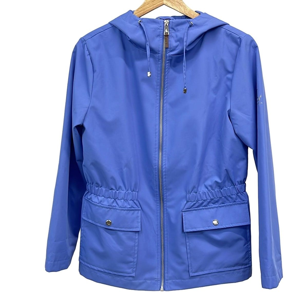 RalphLauren ラルフローレン ブルゾン サイズXS レディース - ブルー 長袖 収納袋付き 秋 春