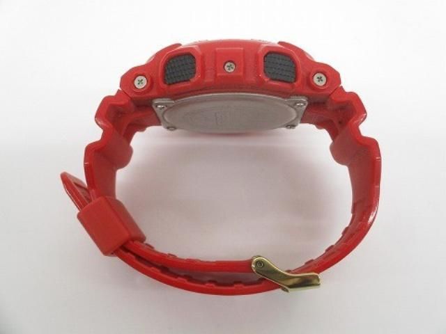  カシオ CASIO G SHOCK スタッズダイアル デジアナ GA 100 VLA 3針 ゴールド文字盤 レッド 赤 レディース その他 その他