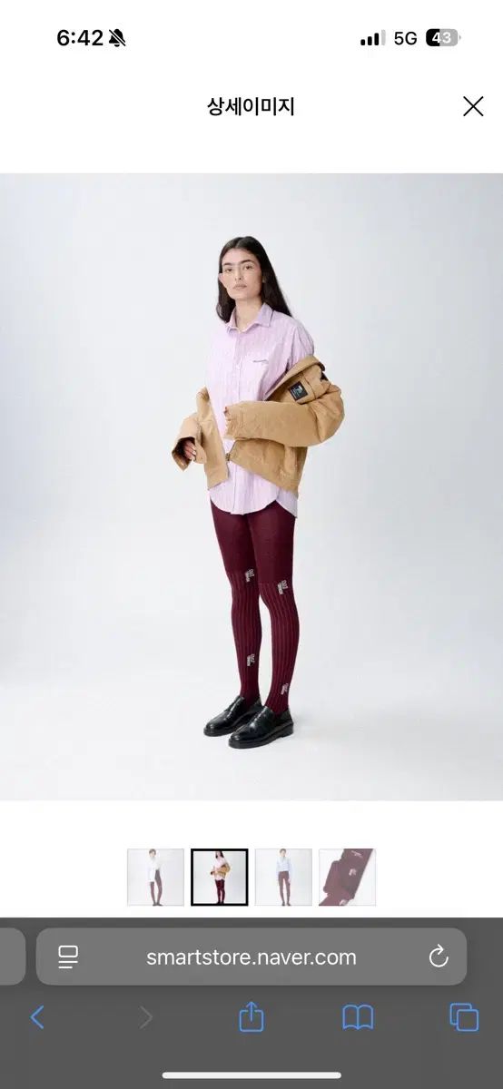 バーガンディ LXL オムガール タイツ ストッキング practical ピアルーム