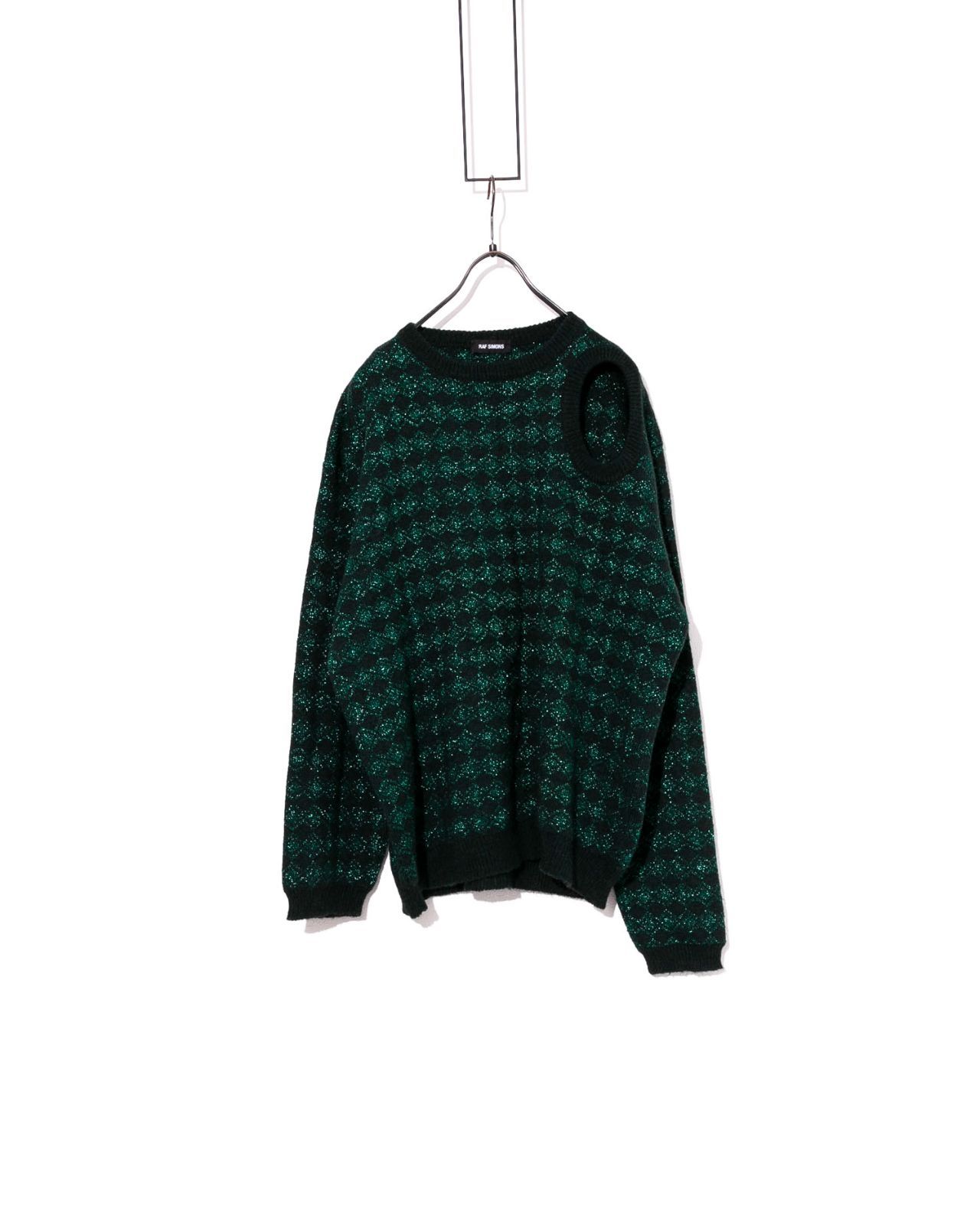 RAF SIMONS ラフシモンズ CUTOUT HOLE SWEATERカットアウトホール 