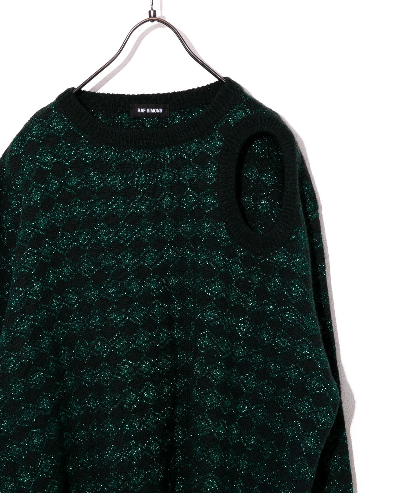 RAF SIMONS ラフシモンズ CUTOUT HOLE SWEATERカットアウトホール 
