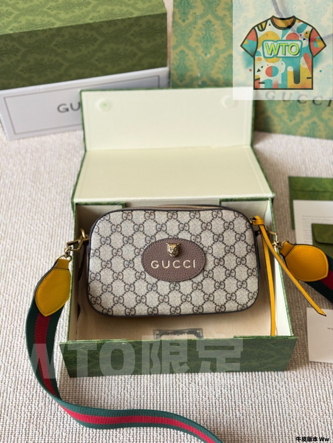 今日 Gucci Ophidia Camera Bag Authentic Ebony Cowhide グッチ オフィディア カメラバッグ オリジナルエボニー色牛革