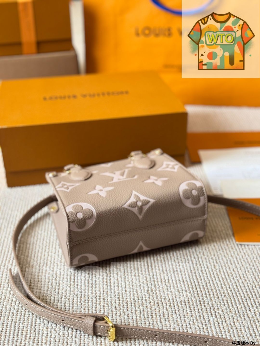  今日 LV Onthego Jungle Embossed Tote Bag ジャングルエンボストートバッグ ハンドバッグ バッグ