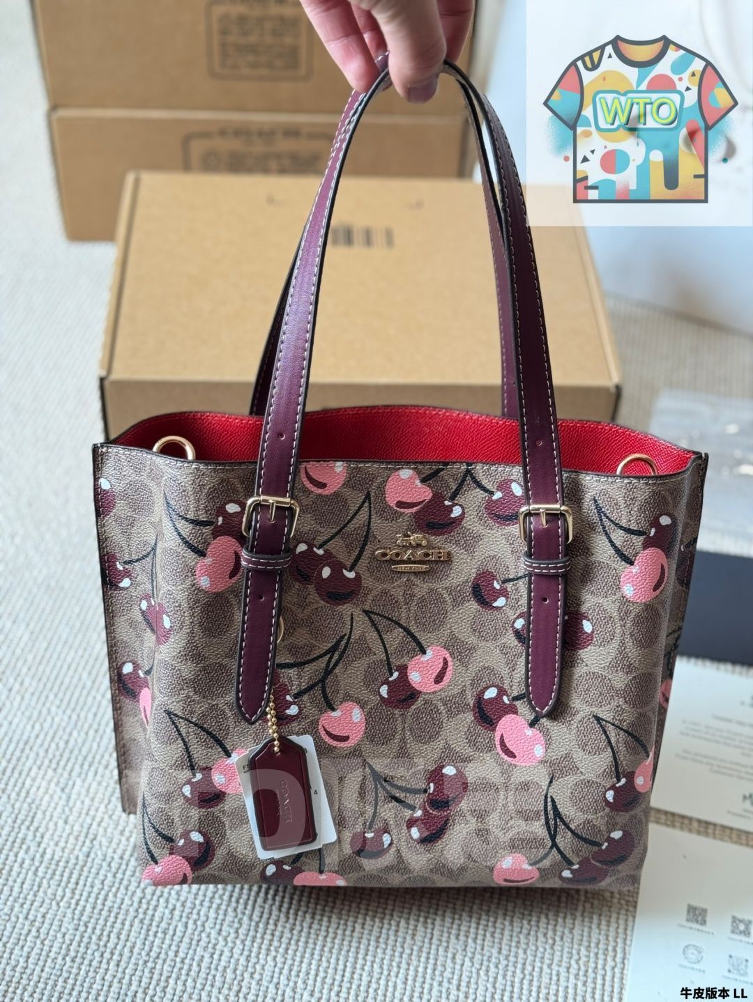  WTO通販 COACH City ミニトートバッグ コーチ シティ ミニ トートバッグ-WTO輸入-HYI 76 ハンドバッグ バッグ