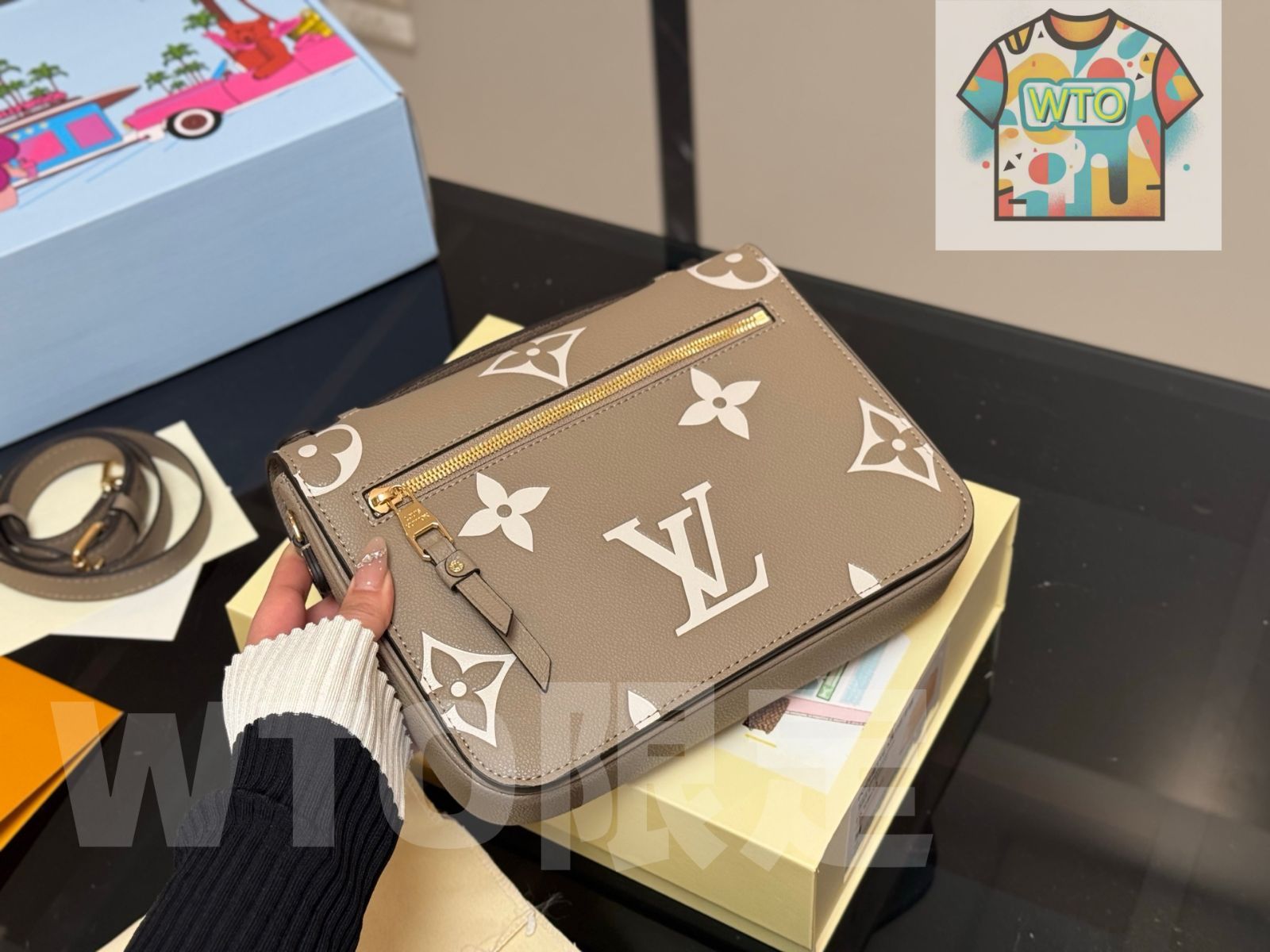  今日 LV 牛皮 クラシック メッセンジャーバッグ ショルダーバッグ ショルダーバッグ