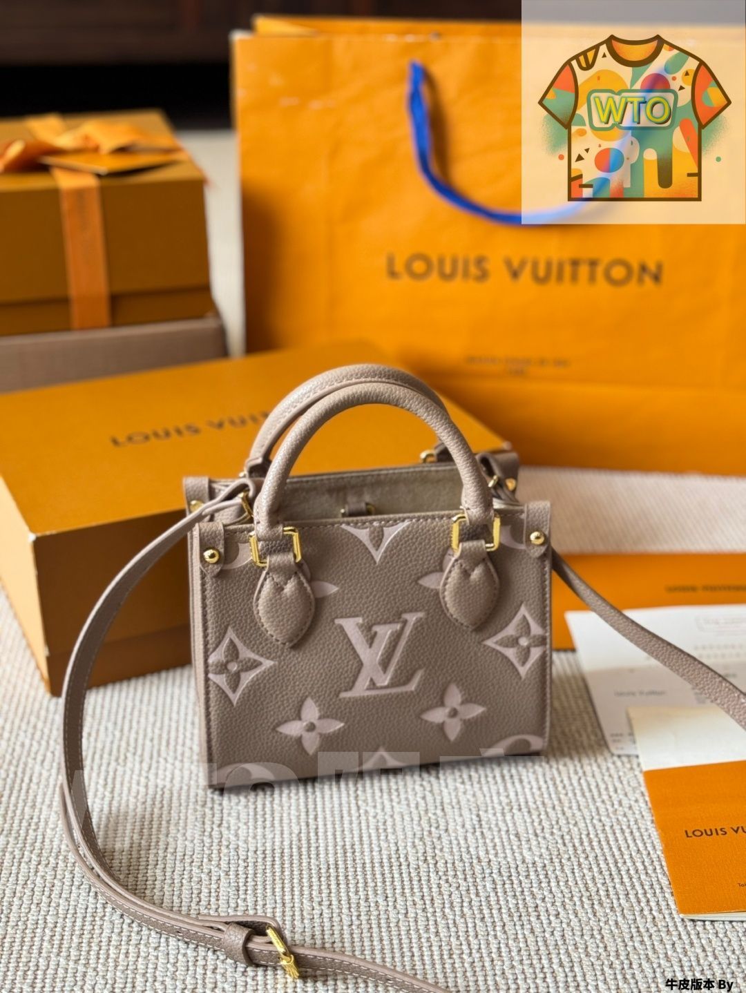 今日 LV Onthego Jungle Embossed Tote Bag ジャングルエンボストートバッグ