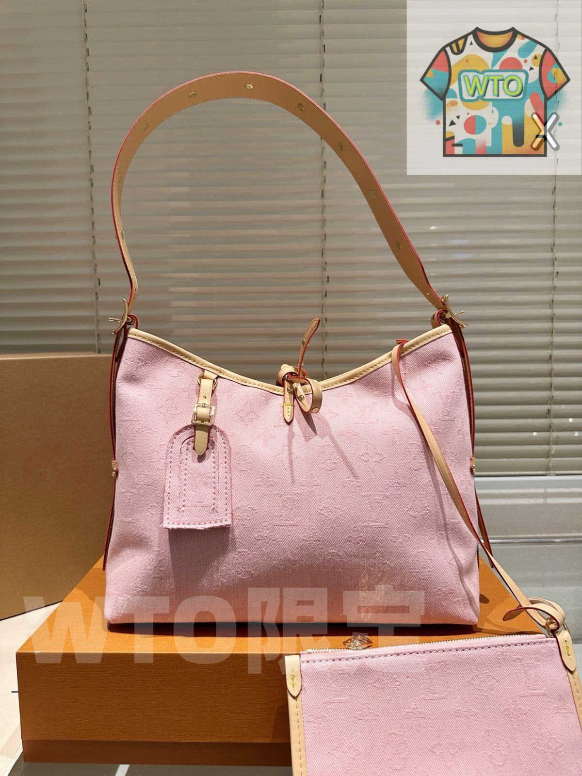 今日 LV Denim Carryall Bag デニム キャリオール バッグ