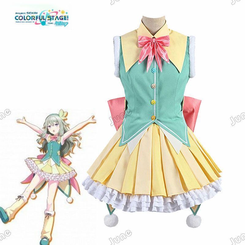 初音ミクcos 世界計画 ステージ 草薙寧々 コスプレ アニメ衣装 コスチューム 仮装 cosplay co 12
