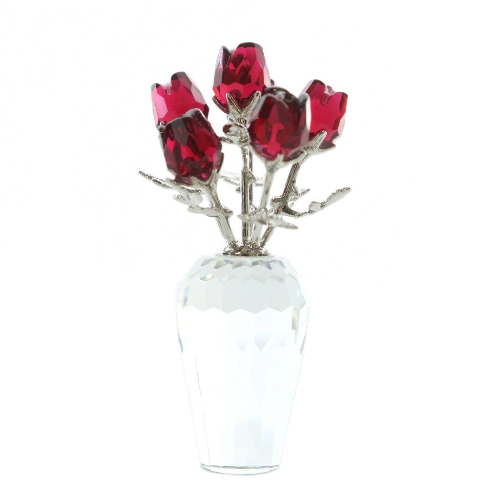 スワロフスキー SWAROVSKI 置物 インテリア オブジェ クリスタル 薔薇