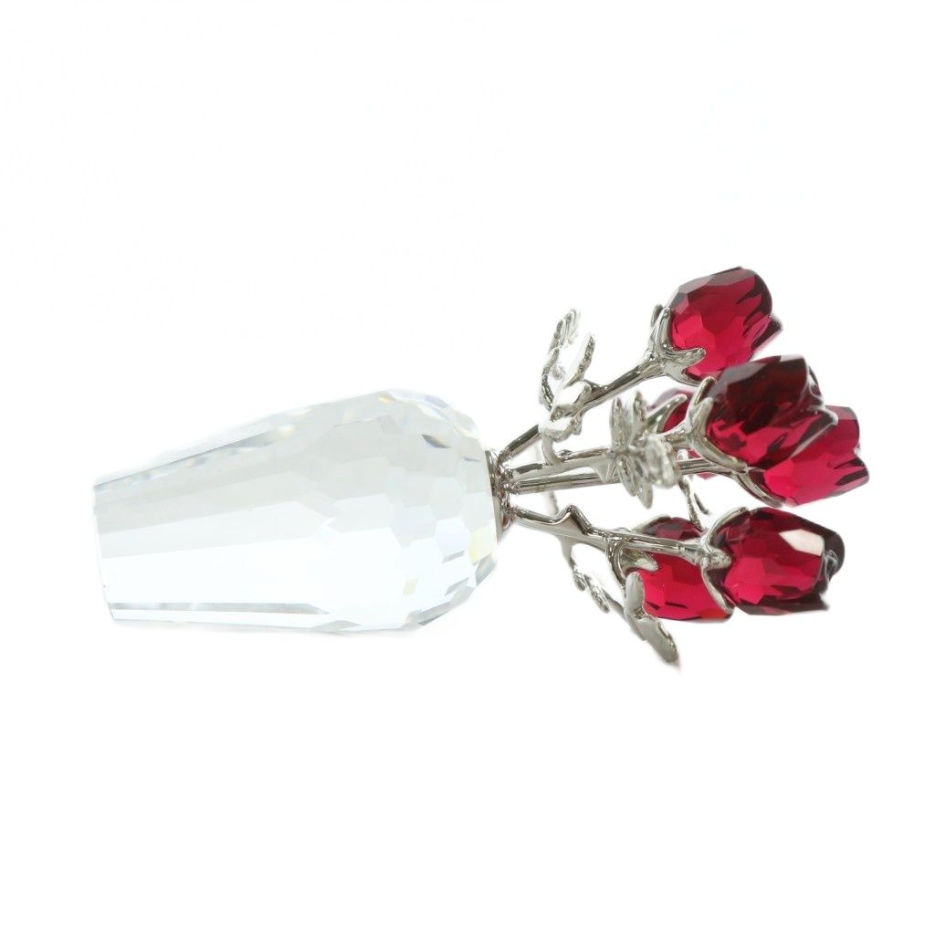 スワロフスキー SWAROVSKI 置物 インテリア オブジェ クリスタル 薔薇