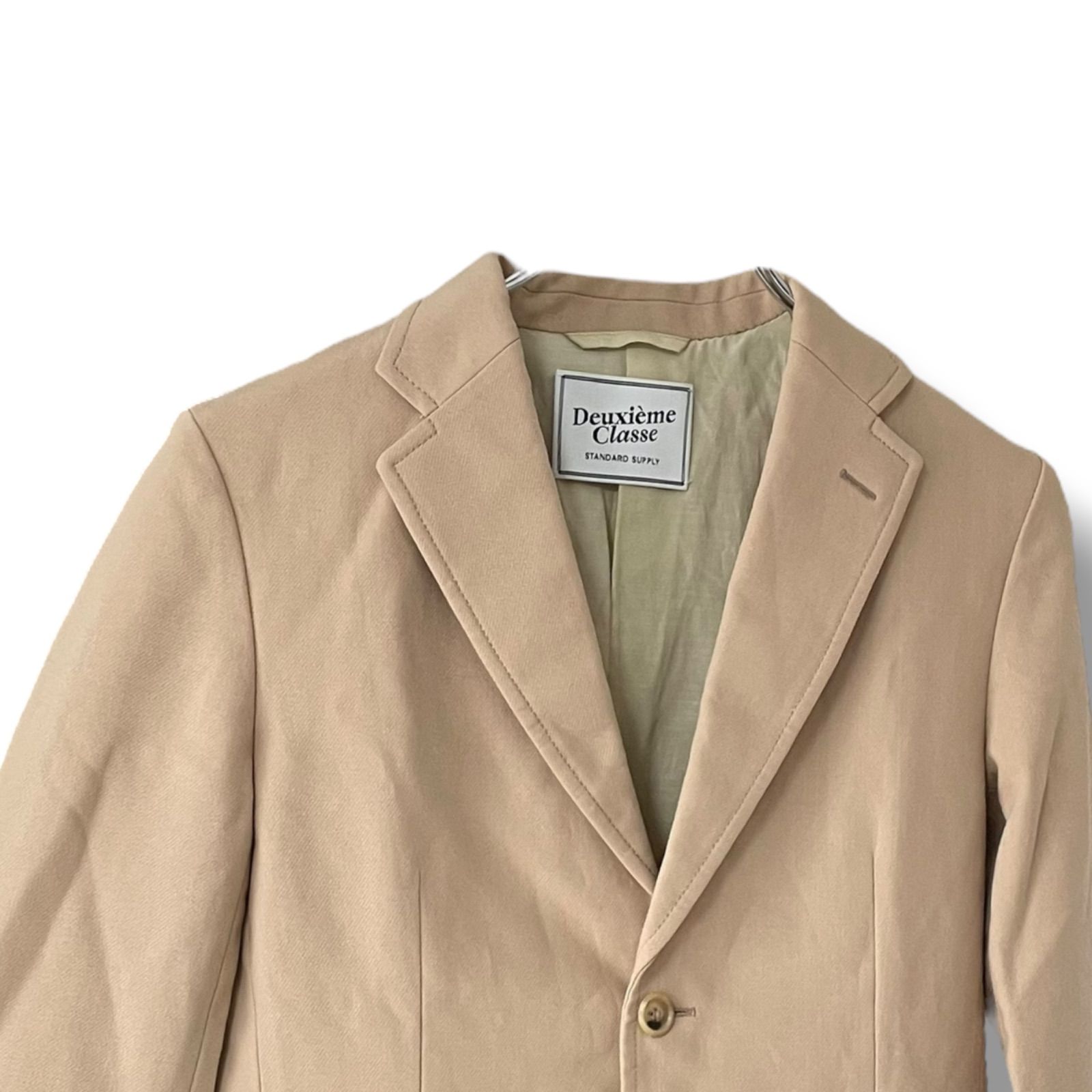 Deuxieme Classe ドゥーズィエムクラス ベージュ テーラードジャケット