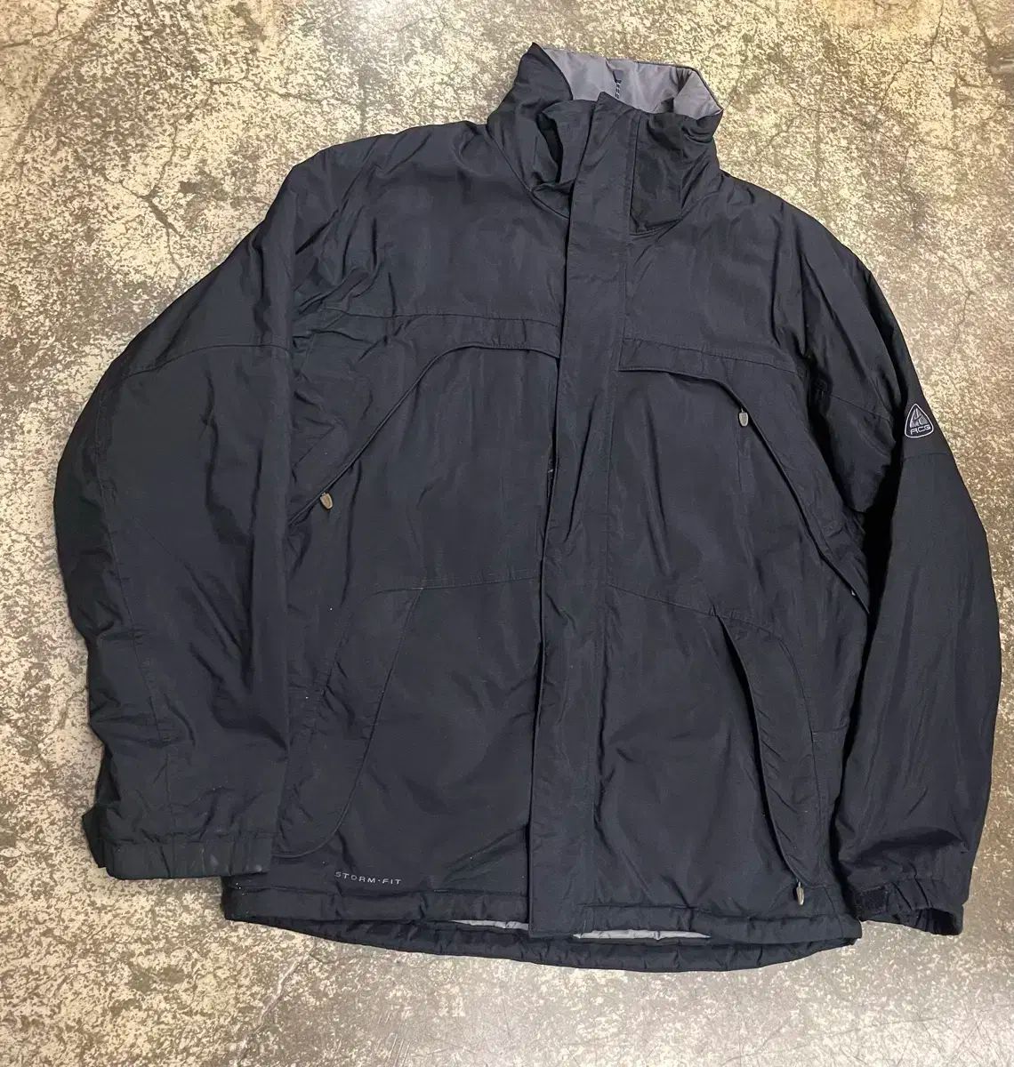 00s NIKE ACG STORM-FIT ブラック ウィンドブレーカー ジャケット