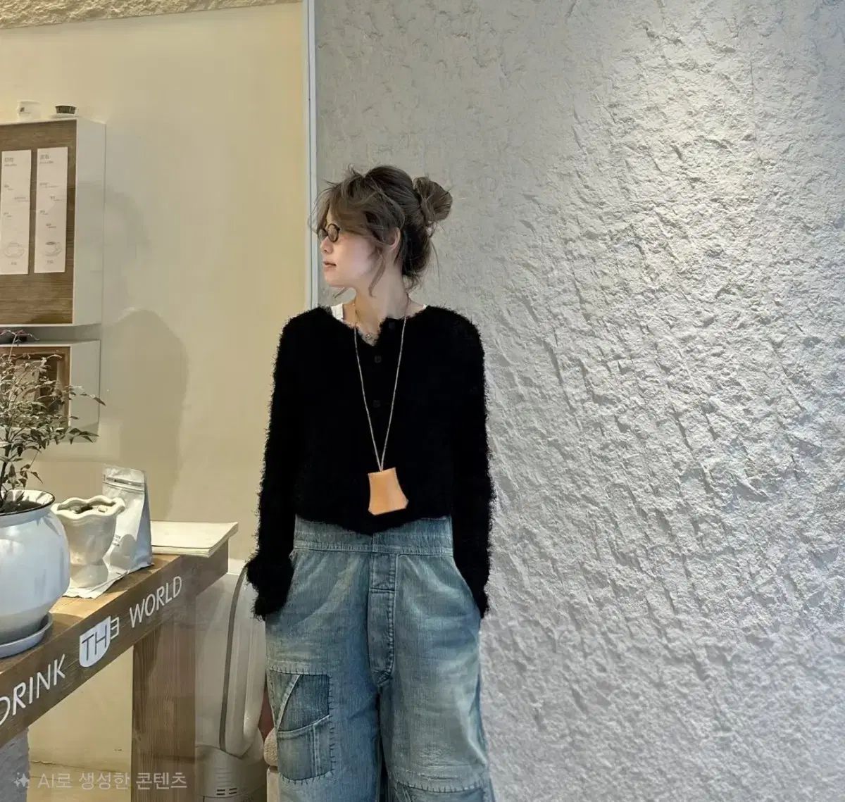 イッセイミヤケ ファジー プリーツ カーディガン - ニュアンス ONE PIECE