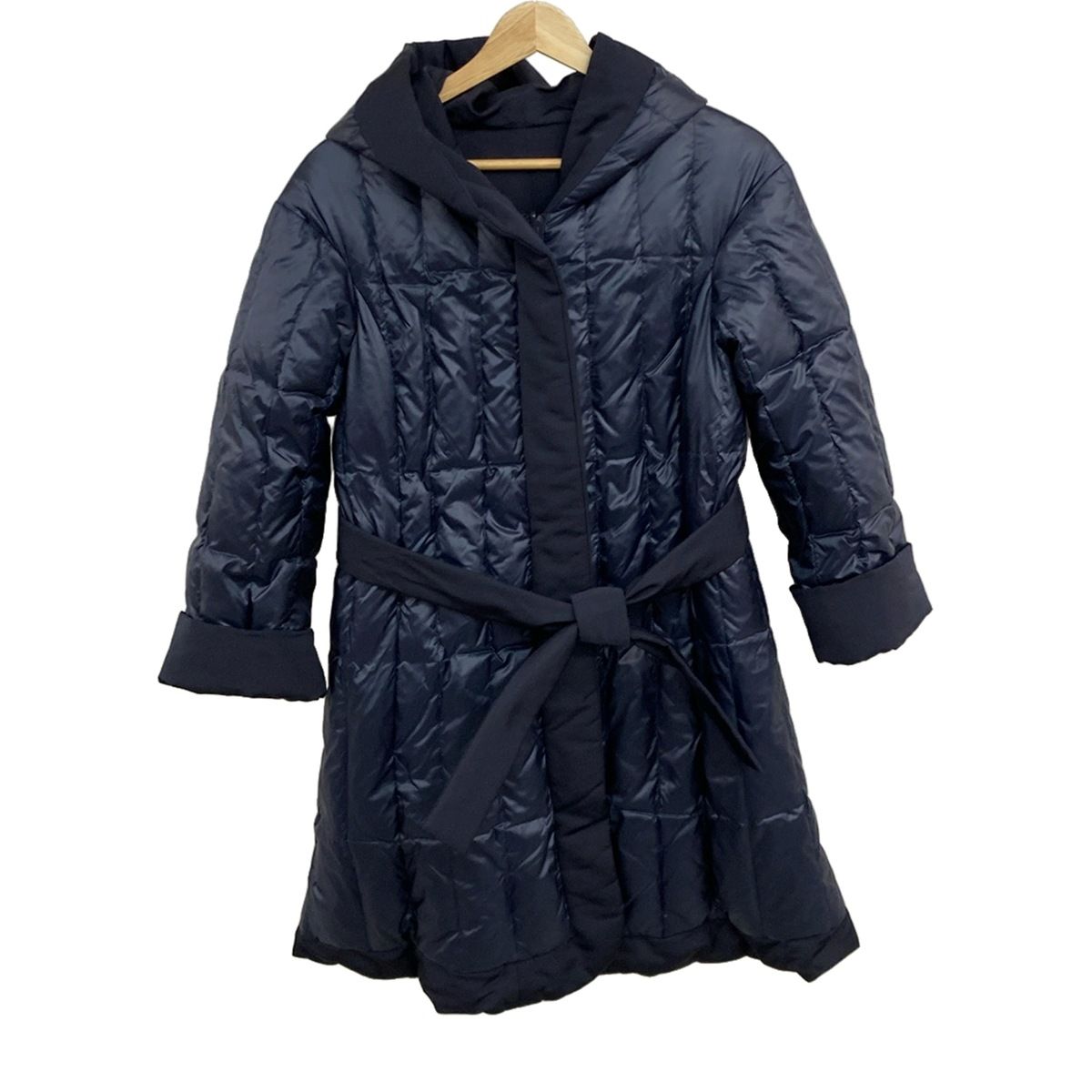 AMACA(アマカ) ダウンコート サイズ38 M レディース - ダークネイビー