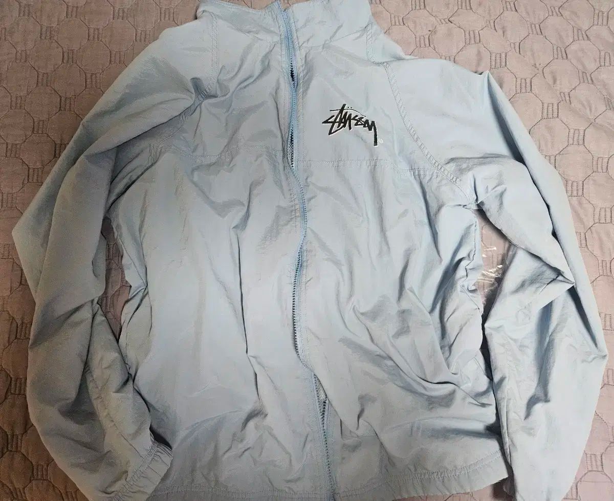 L STUSSY ウィンドブレーカー ジャケット スカイ ブルー
