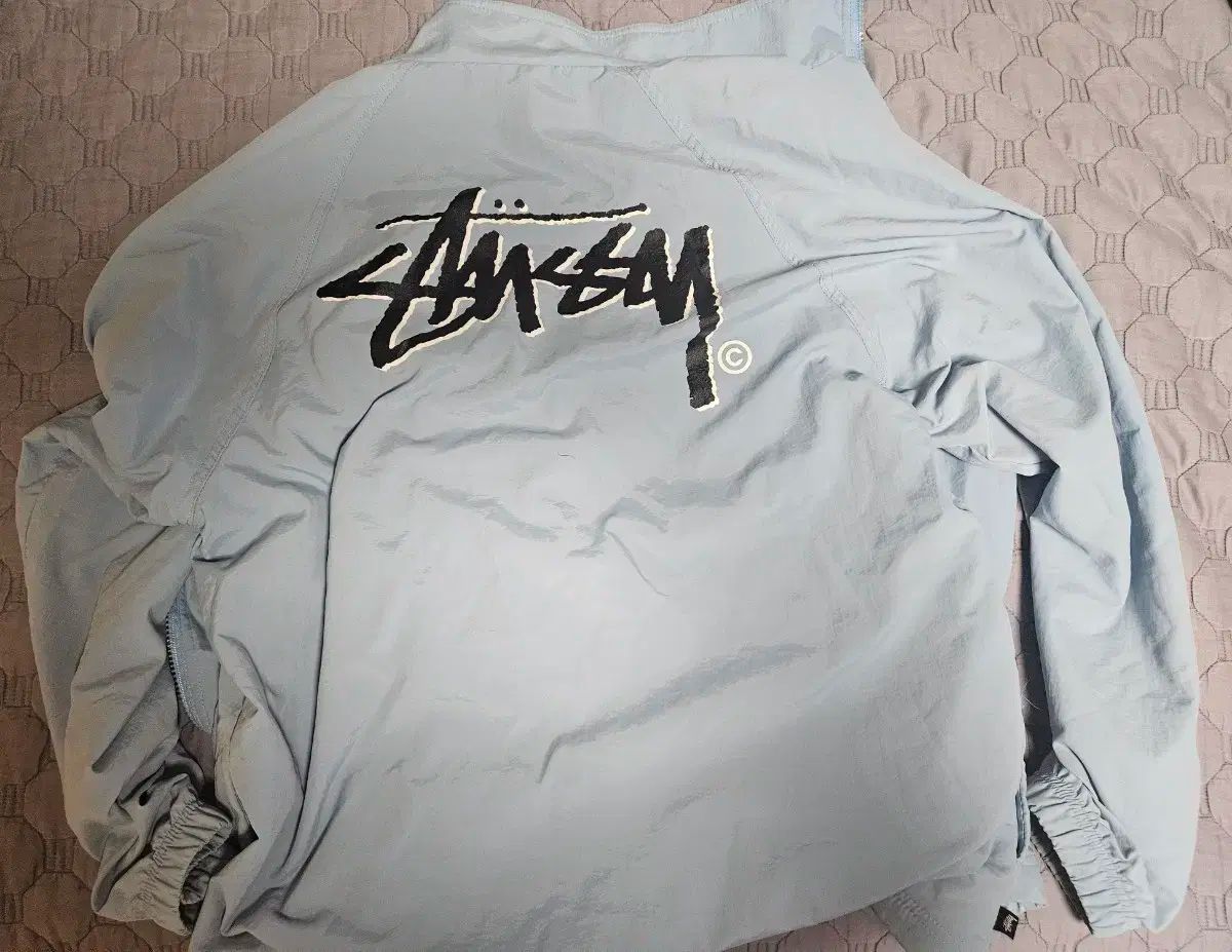 L STUSSY ウィンドブレーカー ジャケット スカイ ブルー