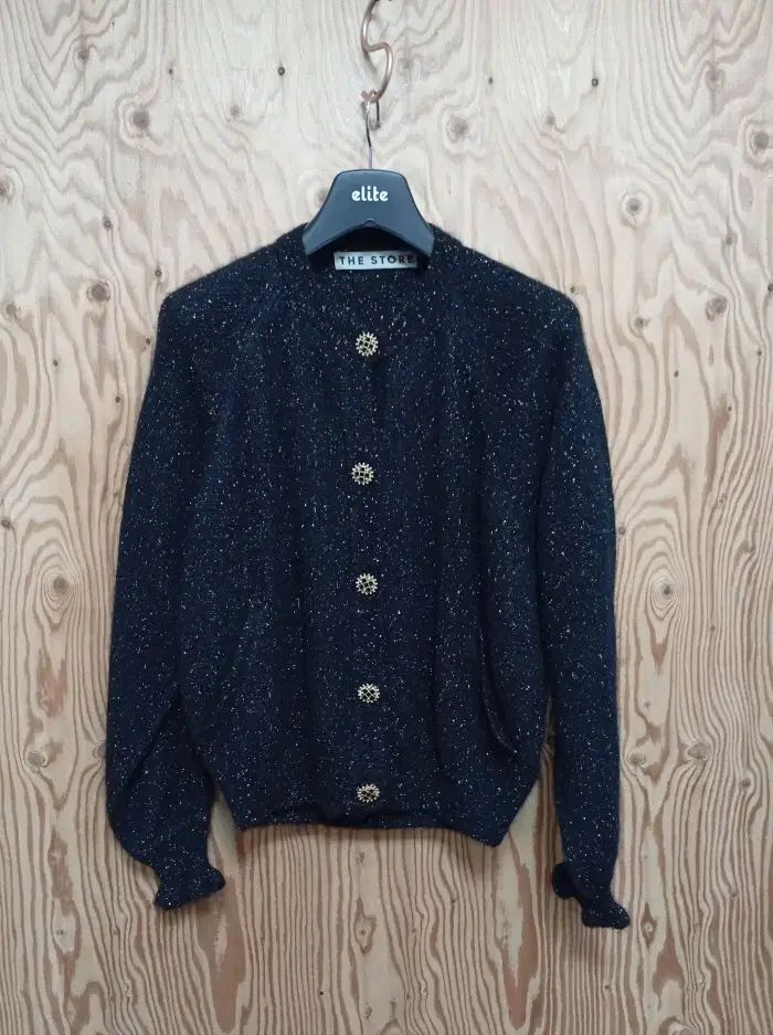 ハンサムザストア ラメ カーディガン