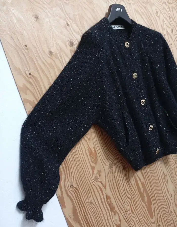  ハンサムザストア ラメ カーディガン 長袖 カーディガン ボレロ アンサンブル