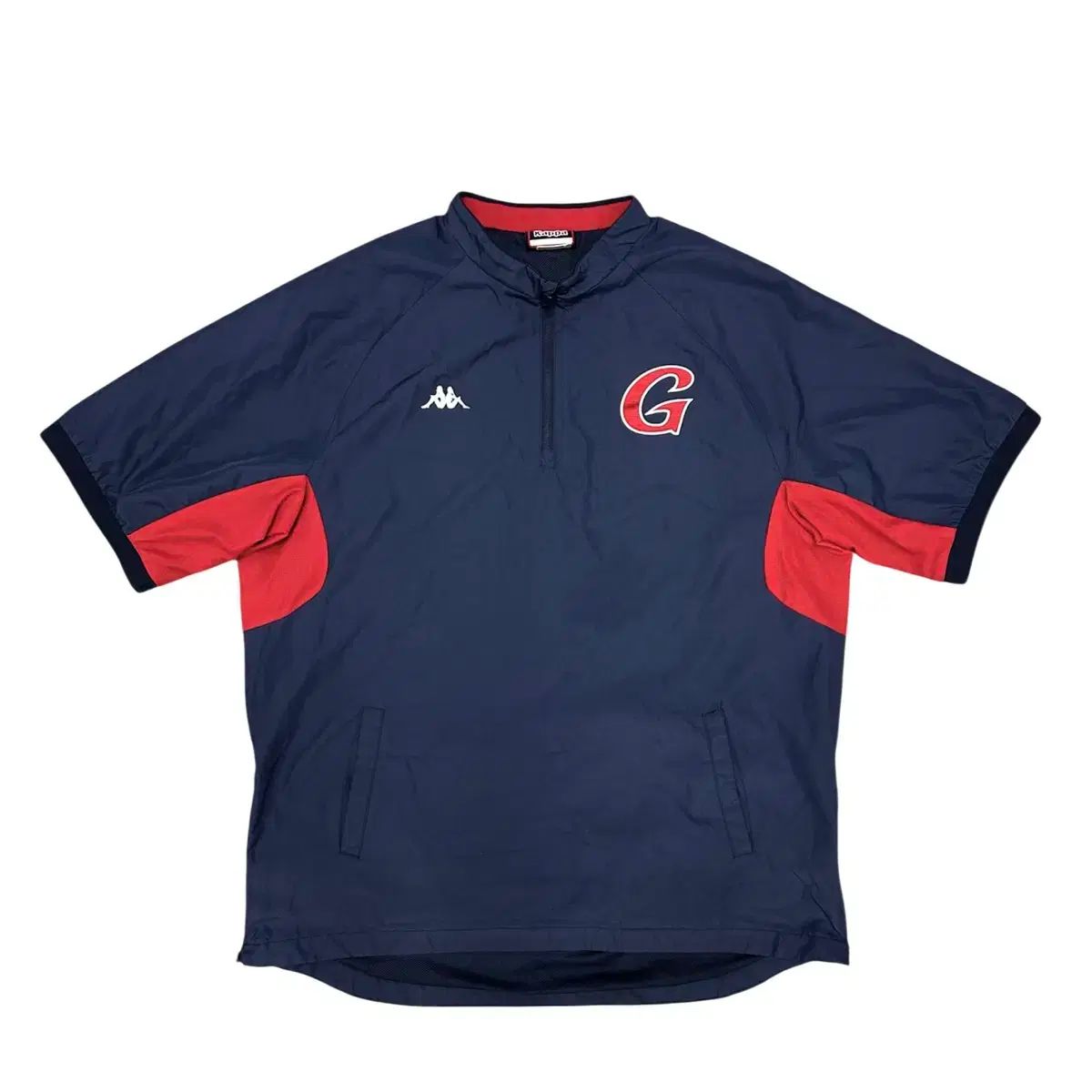 カッパ ロッテ ジャイアンツ 半袖 ウォームアップ ウィンドブレーカー 3XL