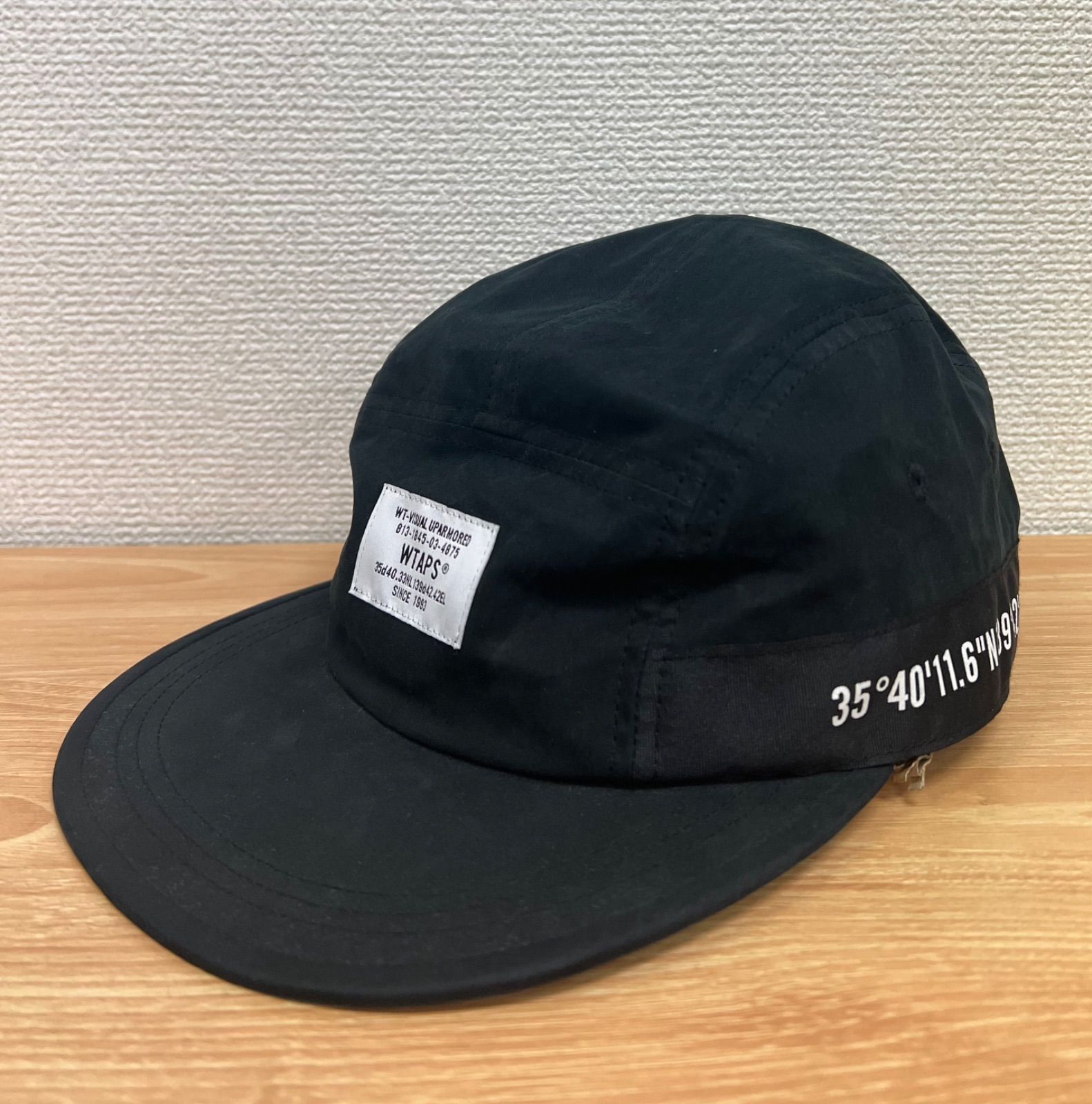 WTAPS ダブルタップス T-7 CAP NYCO WEATHER GPS サイズ00 ブラック