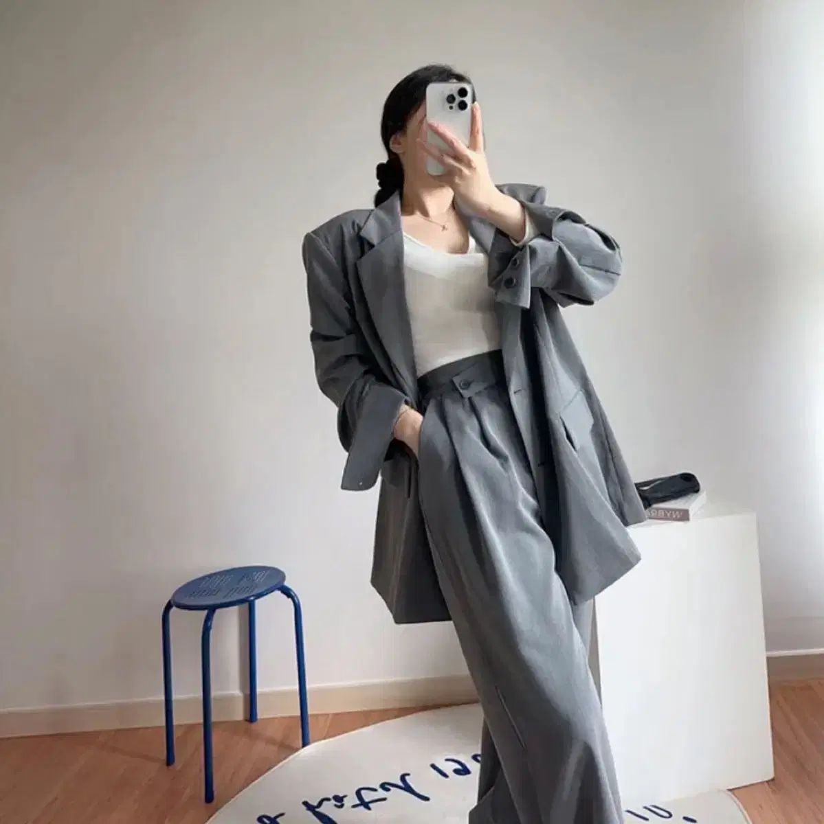 ジャケットセットアップ Daddyジャケット ワイドスラックス ゲストルック