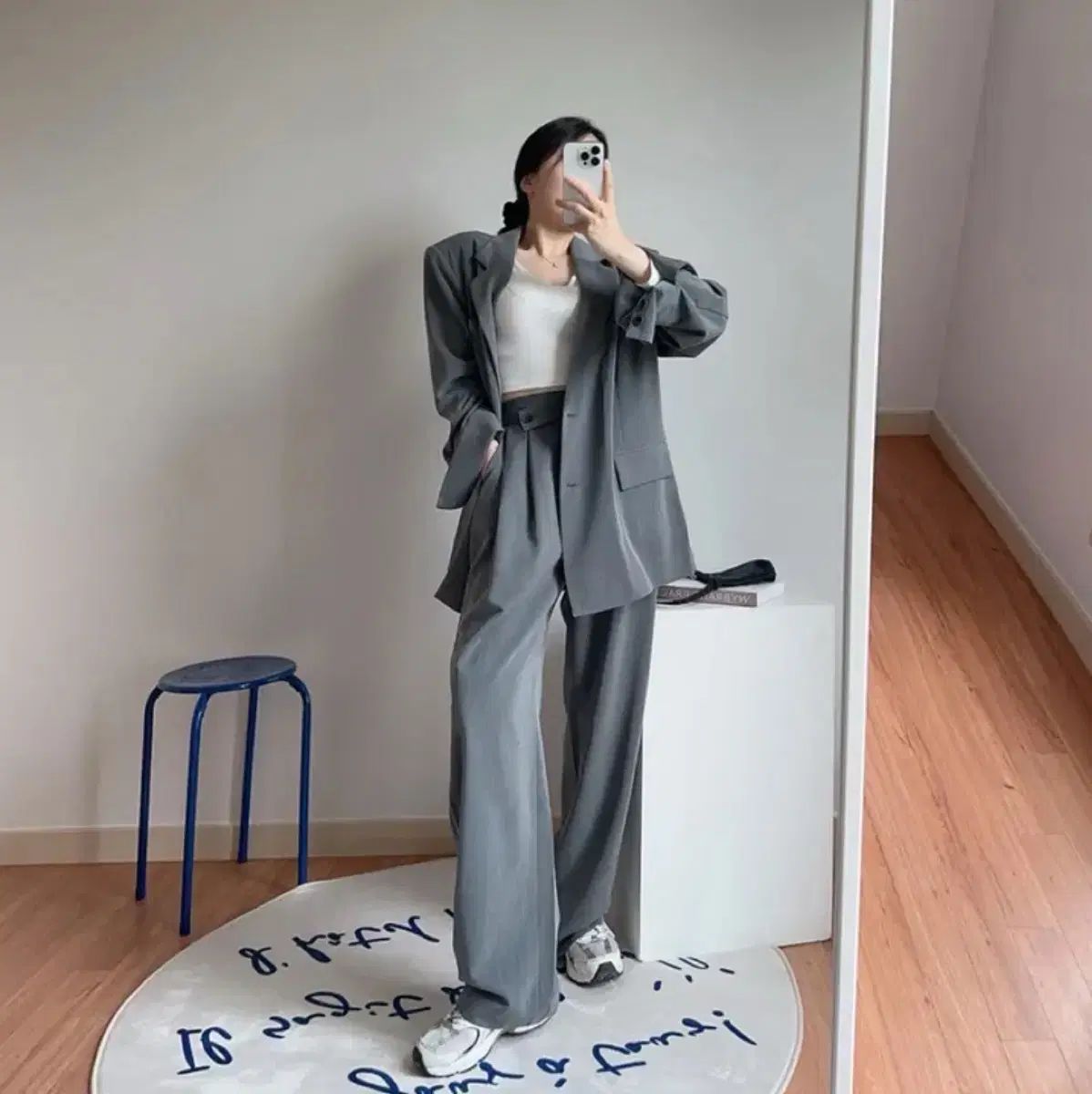 ジャケットセットアップ Daddyジャケット ワイドスラックス ゲストルック