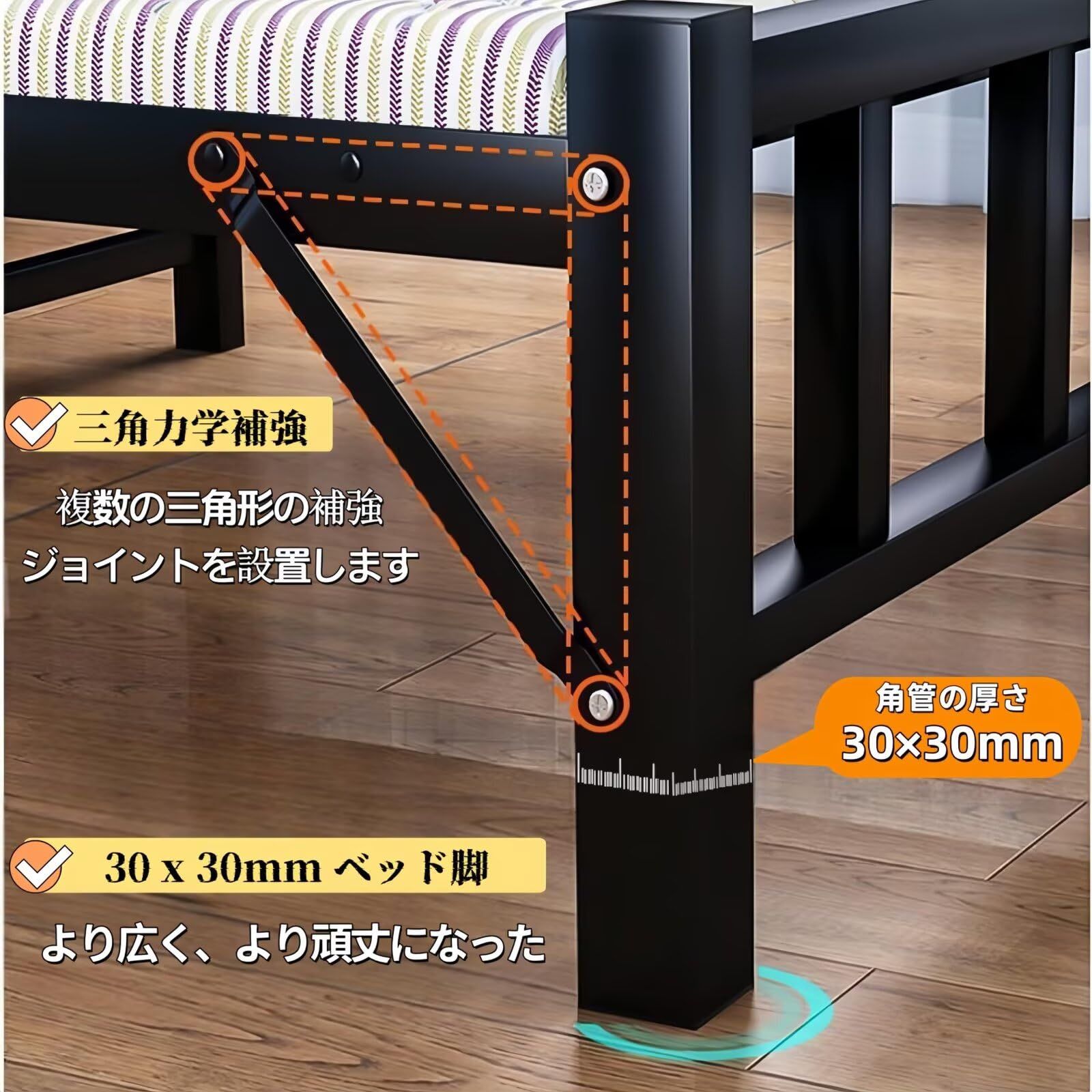 シングルベッド 簡易ベッド 幅70CM アウトドア用折りたたみベッド コンパクト収納 室内外兼用 頑丈で耐久性がある 安定 静音 通気 完成品 組み立て不要 仮眠用 来客用 一人暮らし ブラック 190x70x38.5cm OLIVEOS_COM_TR