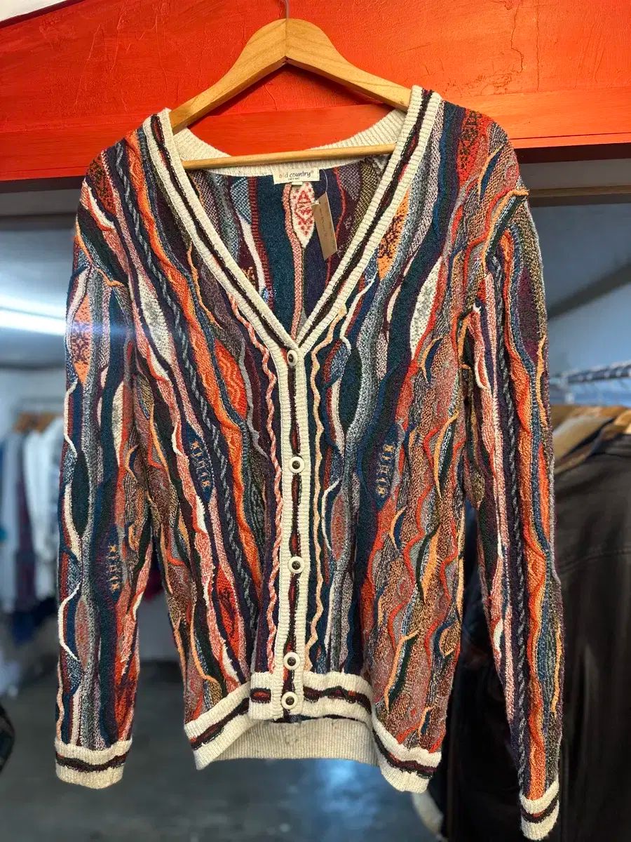 カントリー マルチ ニット カーディガン