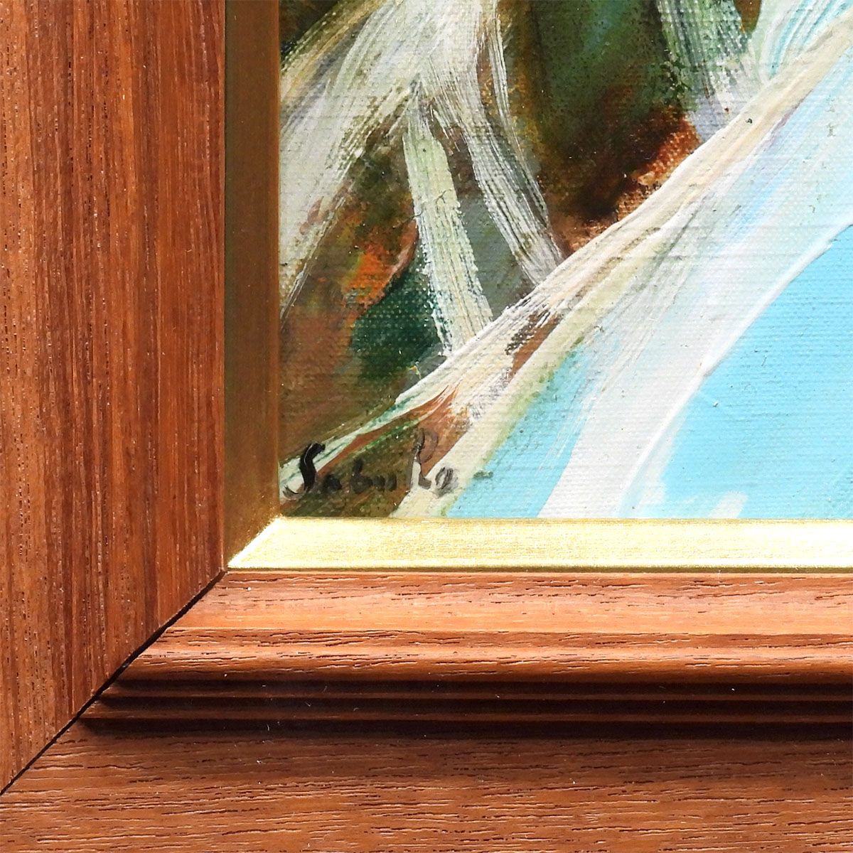 斎藤三郎 セビリヤーナス 油彩SM 人物画 女性像 美人画 セビリヤの娘