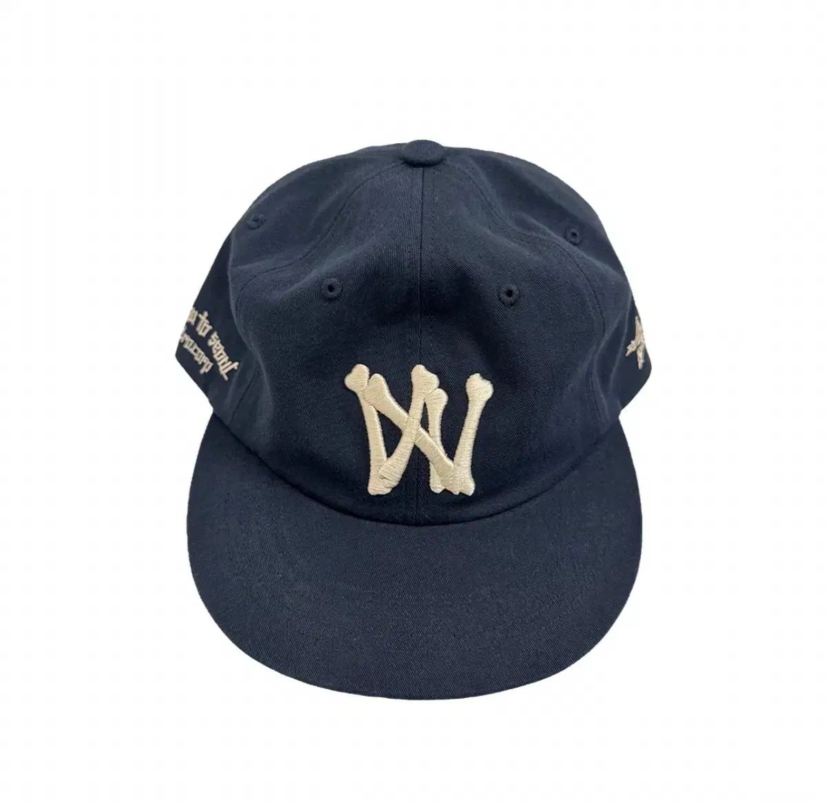 葵色 aoiro 6 パネル ボーン A N キャップ ネイビー