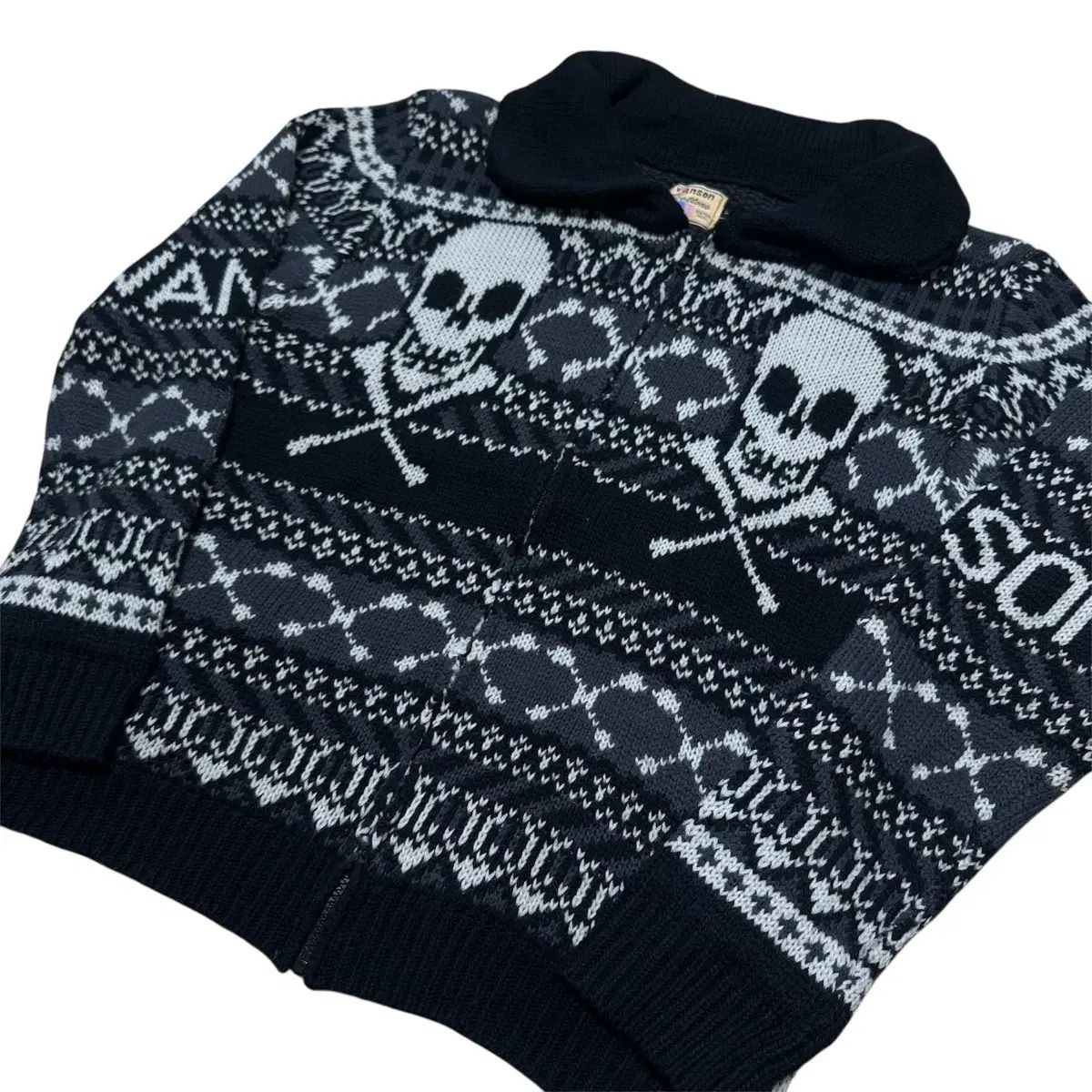 VANS ボーン スカル カウチン ジップアップ vanson